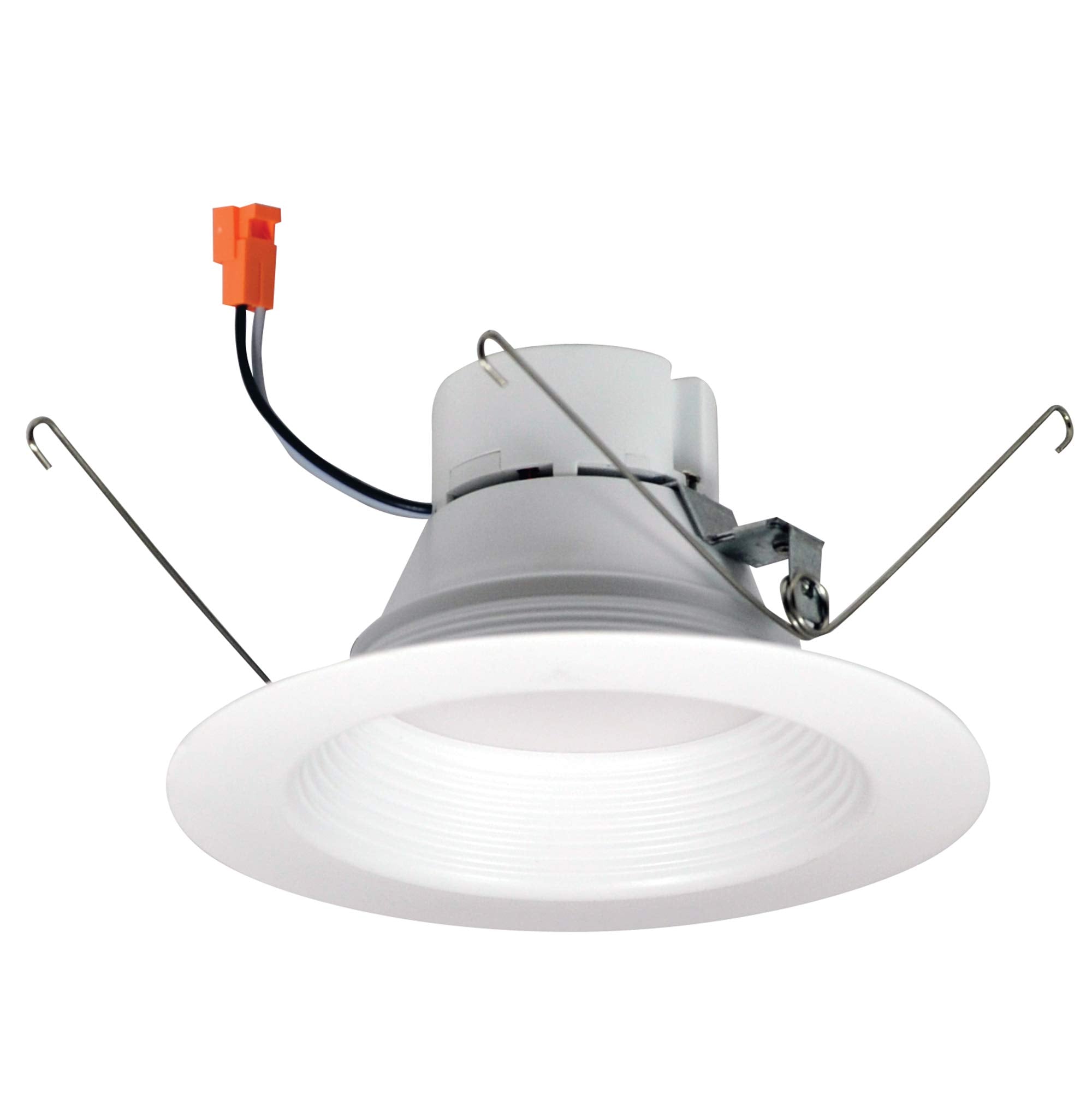 Nora Lighting NOX-563250WW 5 Inch Or 6 Inch Baffle LED Retrofit Fixture, 120 Volt, Round, 12.5-Watt,90 CRI, 5000K,750 Lumens, Wh