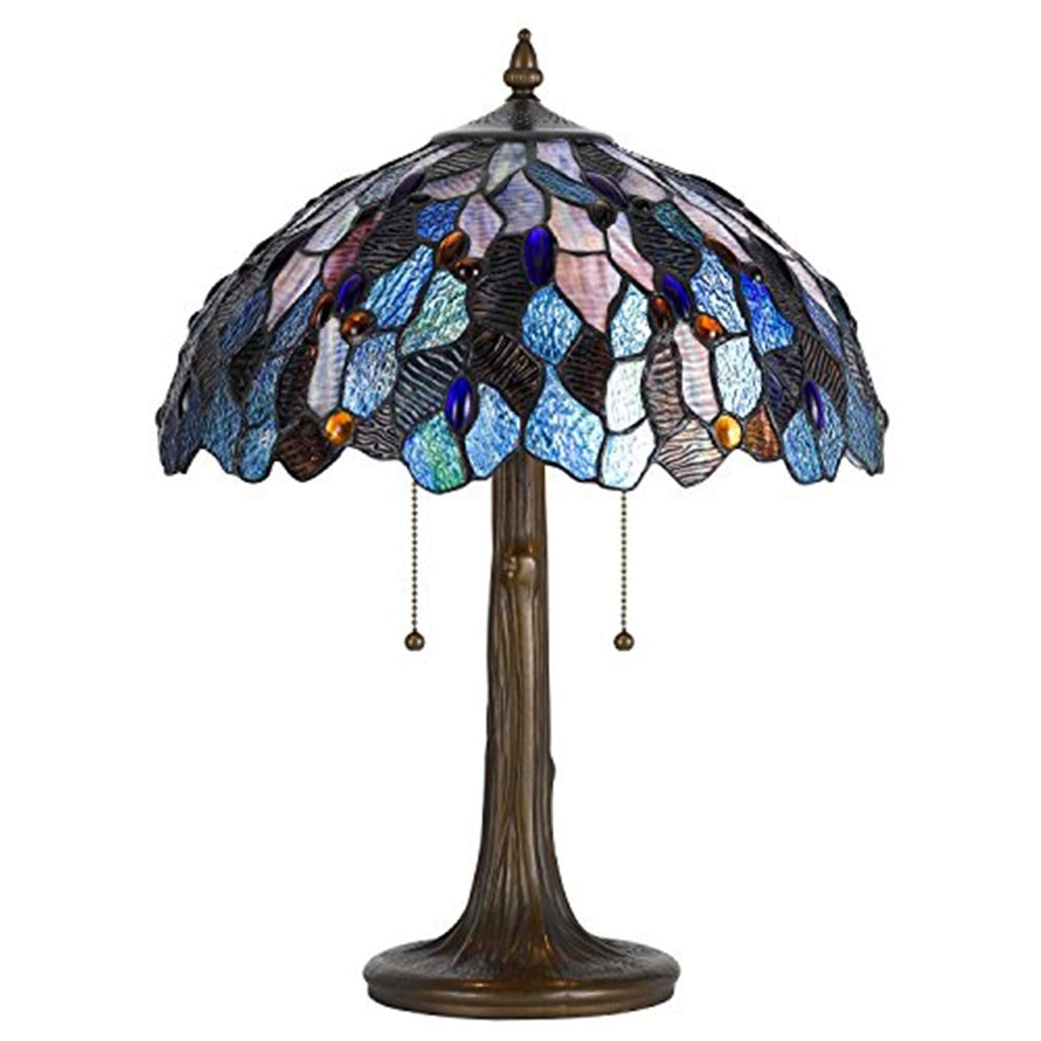 22.5 Height Zinc Cast Table Lamp In Antique Brass
