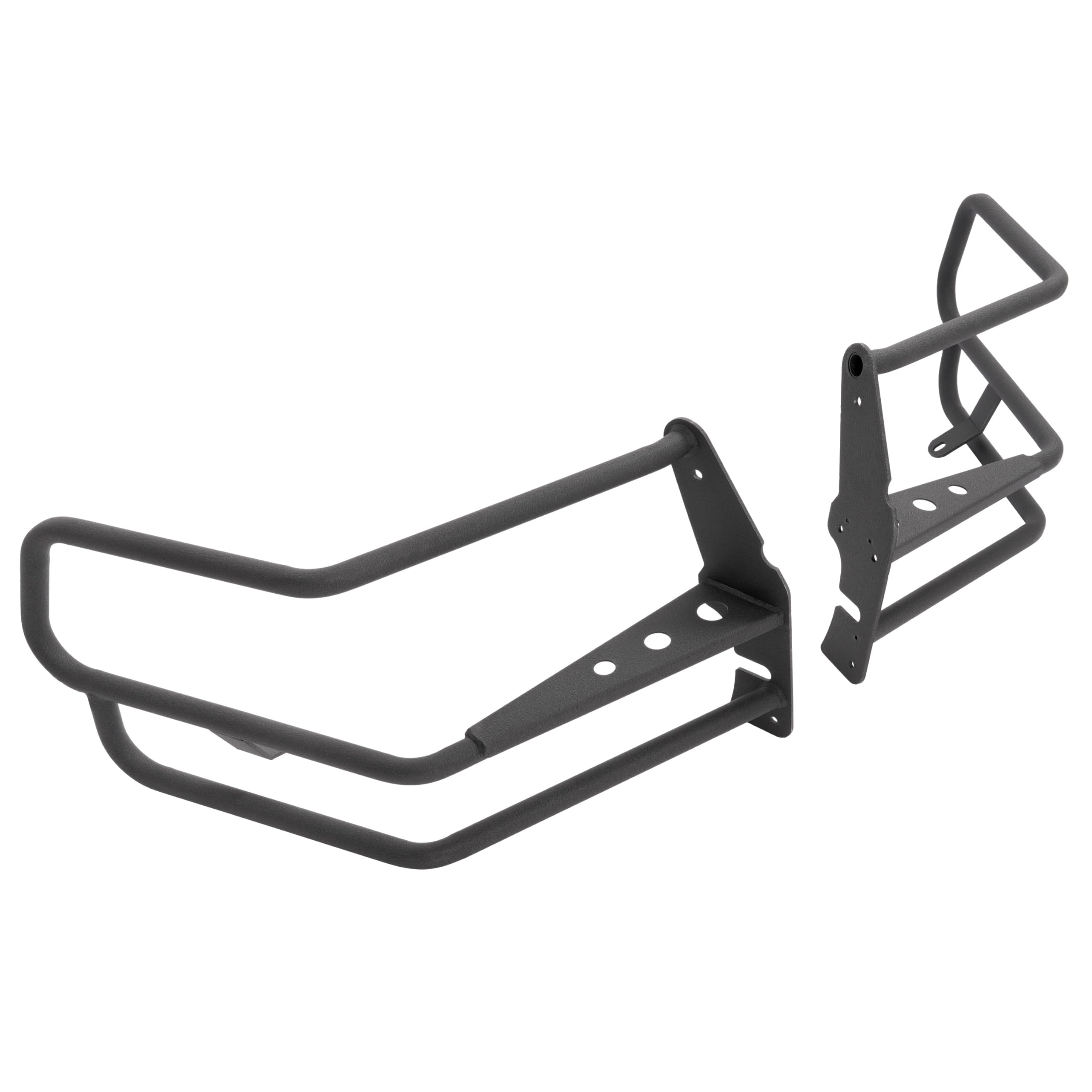 HECASA Brush Guard for 2003-2011 Ford Crown Victoria, Steel, Black, Model CB-2447, Wraparound Design