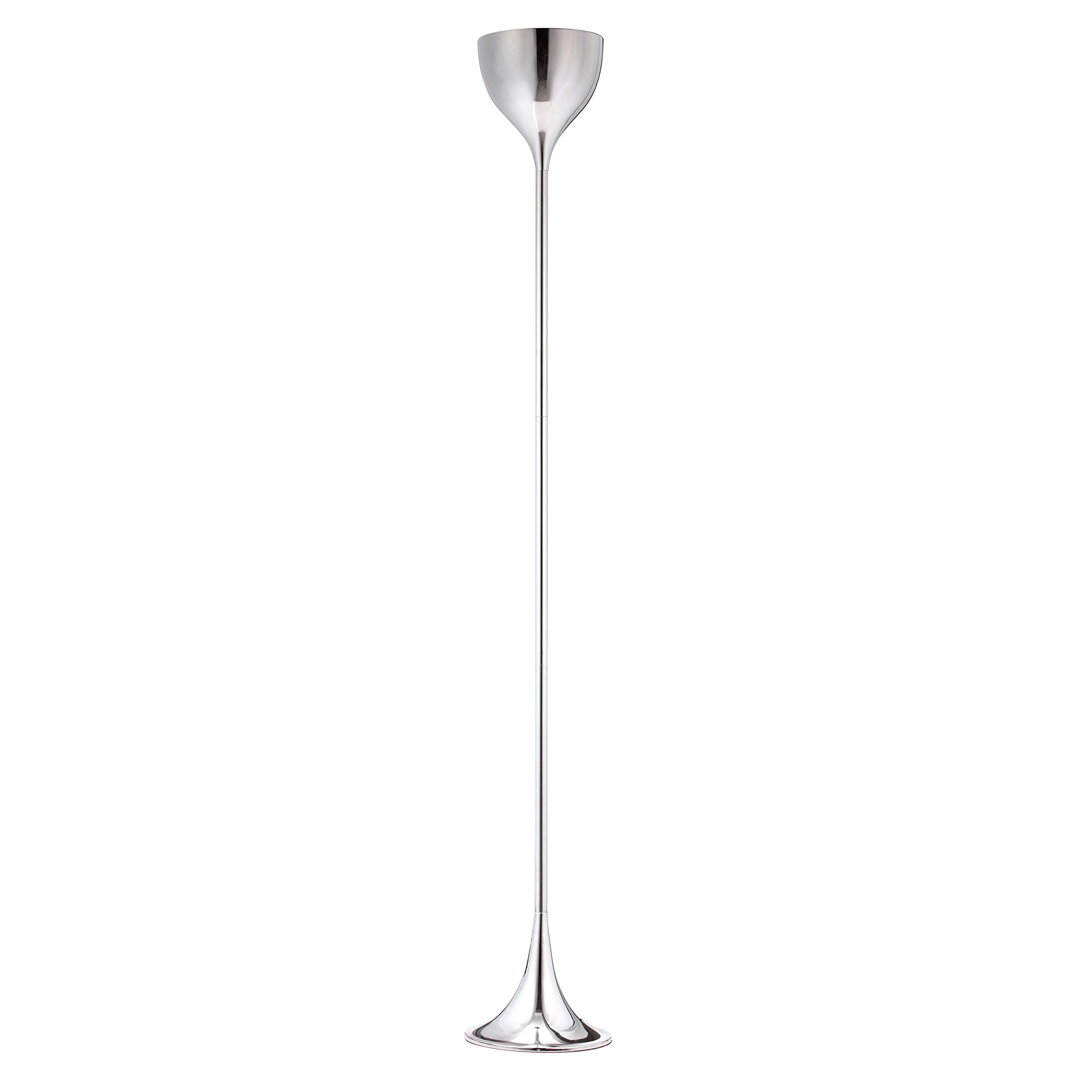 Zuo Neutrino Floor Lamp, Steel, Chrome Finish, Model 50013