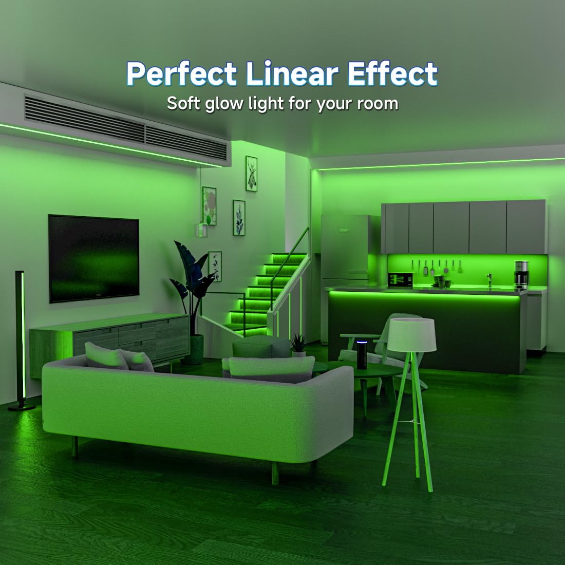 Btf-Lighting Fcob Usb Powered Green Color Cob Led Strip Lights 6.56Ft 640Leds 5V 8Mm Width 90+ High Cri Ultra Bright Flexible Light For 3D Printer Tv Backlight Display Cabinet Pc Diy Decor