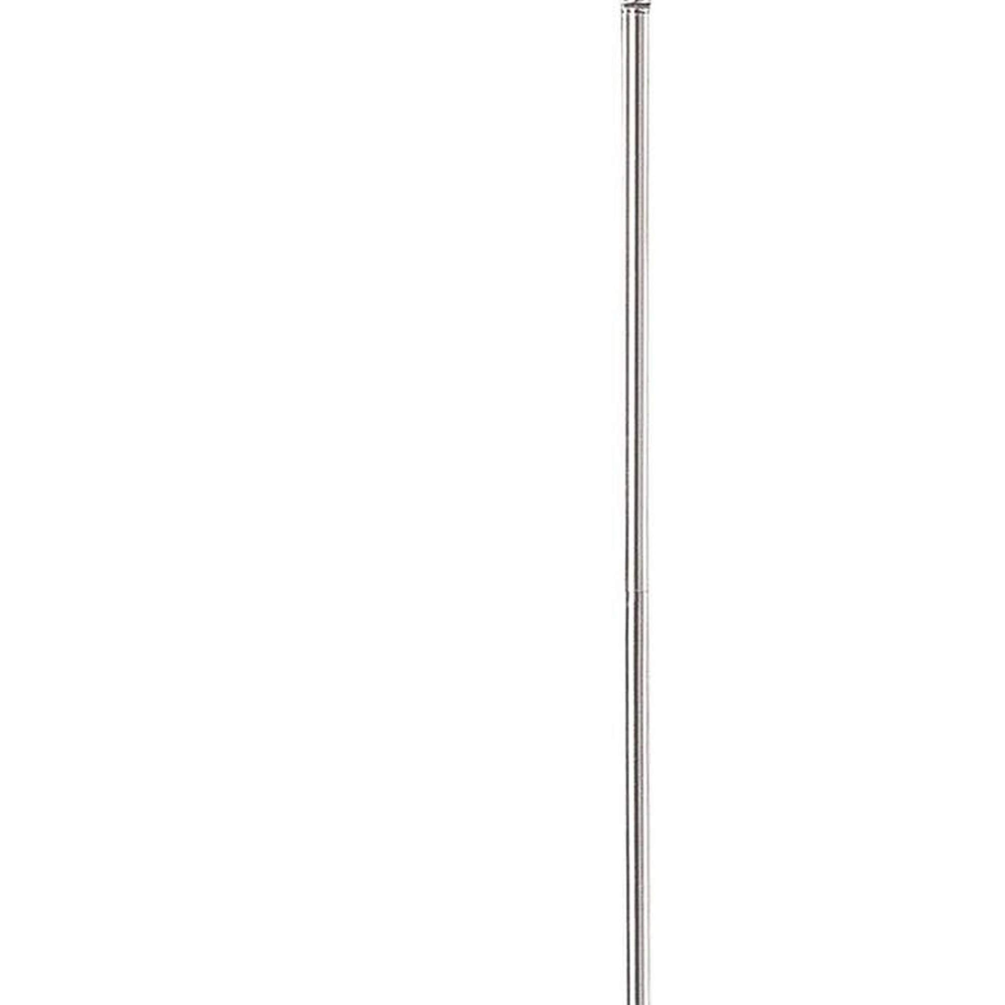 Benjara 150 Watt Metal Floor Lamp With Swing Arm And Fabric Conical Shade, Silver