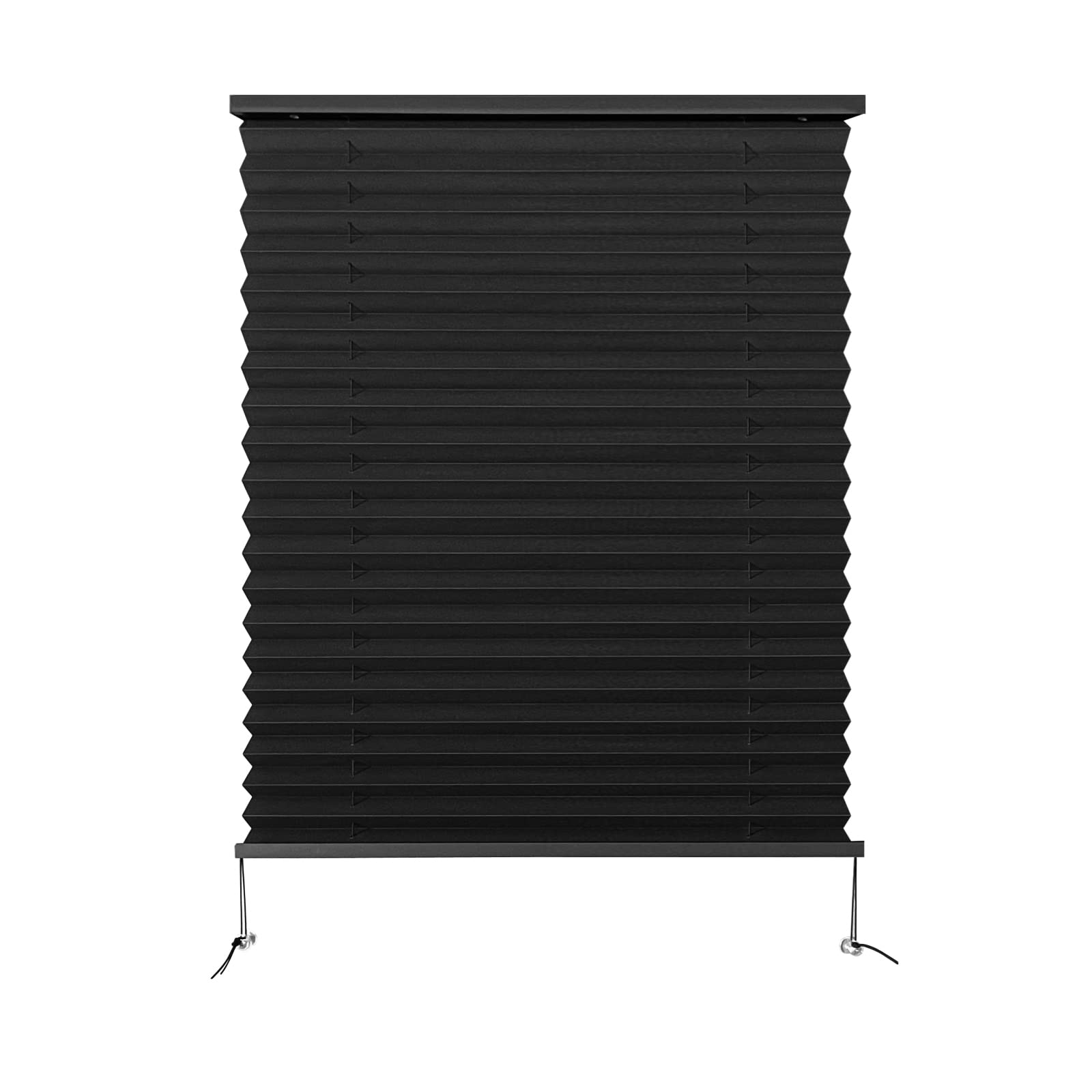 Dulepax Rv Blinds,Rv Pleated Shades,Rv Blinds Pleated Shades, 20'' W X 24'' L Black Rv Window Shades,Camper Blinds,Rv Window Bli