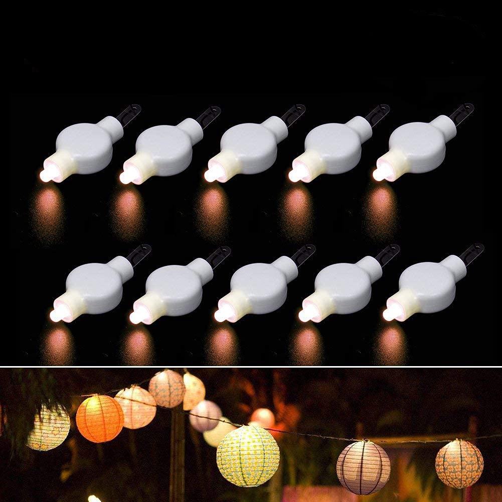 Paper Lantern Lights Battery Operated Hanging LED Lights Super Bright Easy Use Decorative Lighting for Outdoor/Indoor Wedding Ca