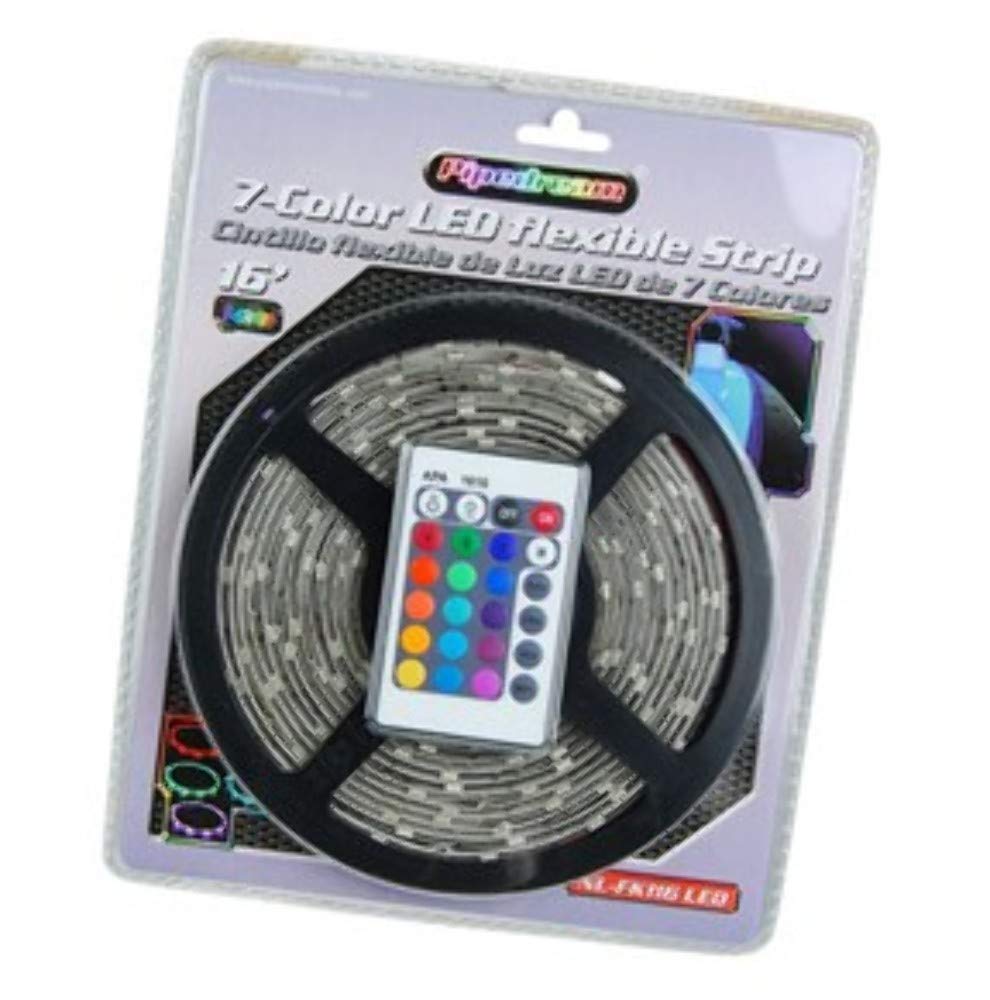 Nippon LED Flexible Strip Light, 16ft, 7 Colors, Model NLKT216LEDM
