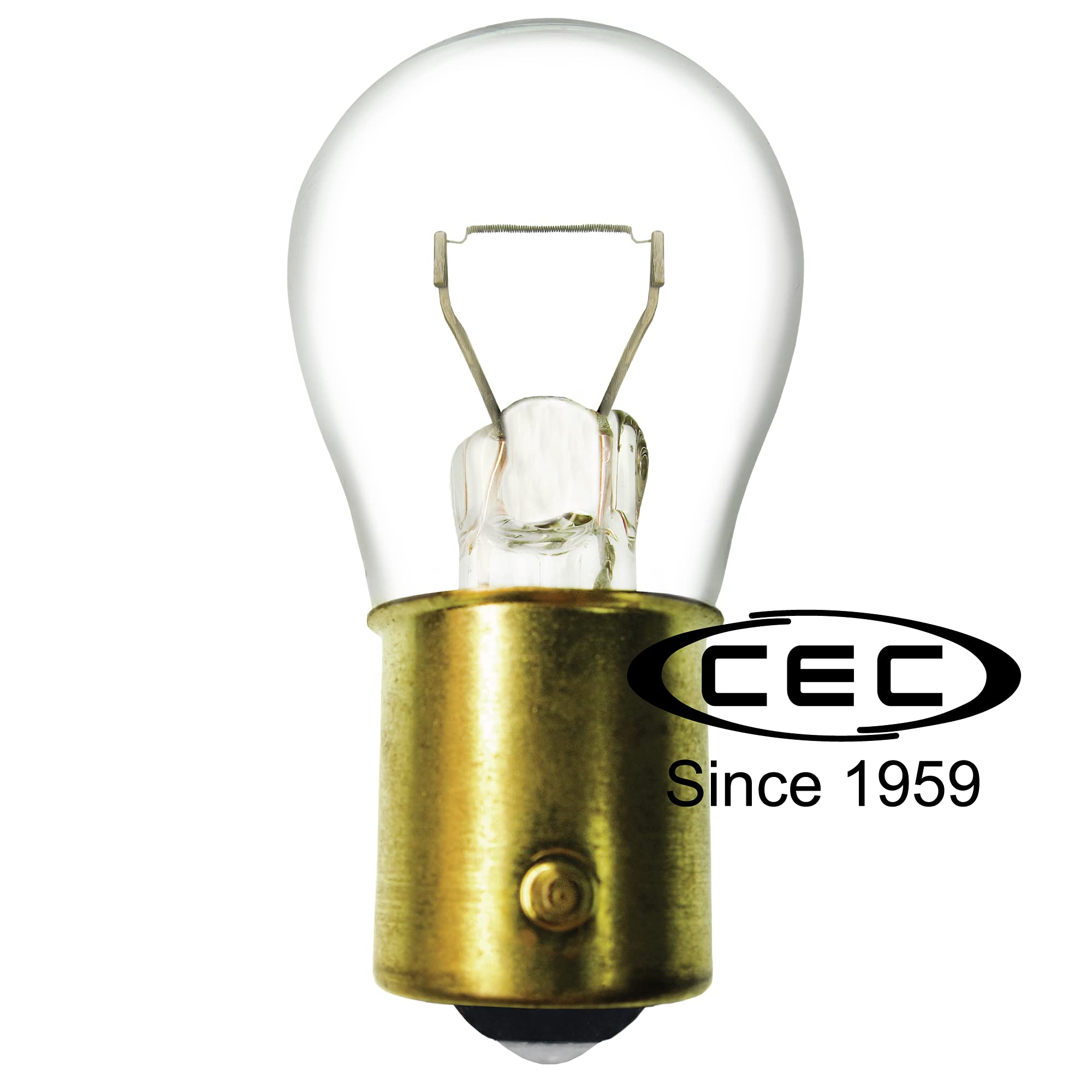 CEC Industries 93 Bulb, S8 Shape, Warm White Light, 12.8V, 13.3W, 10 Count