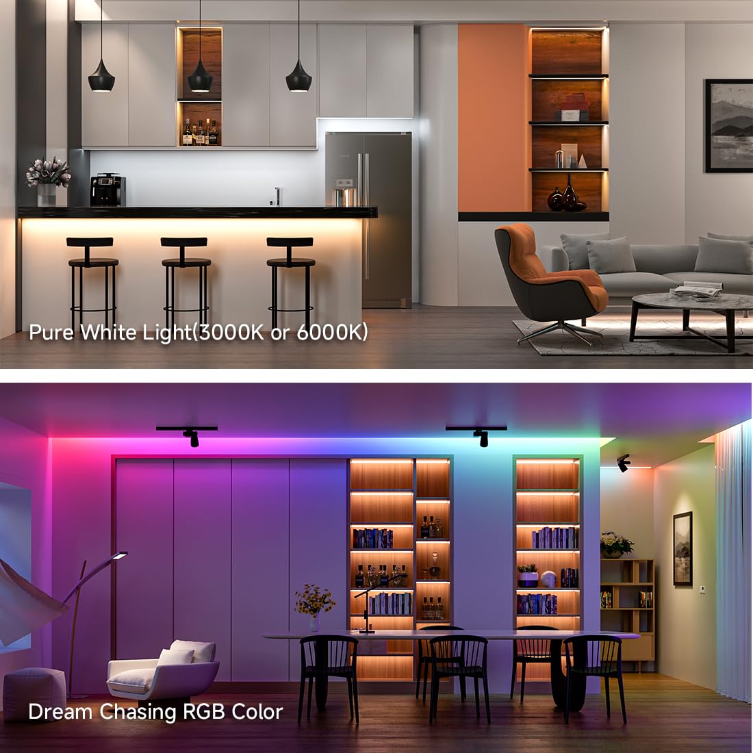 Btf-Lighting Ws2814 Ic Rgbw Rgb+Cool White(Similar Ws2812B) Addressable Dc24V 16.4Ft 84Led/M 14Pixel/M 4 Colors In 1 Dream Color