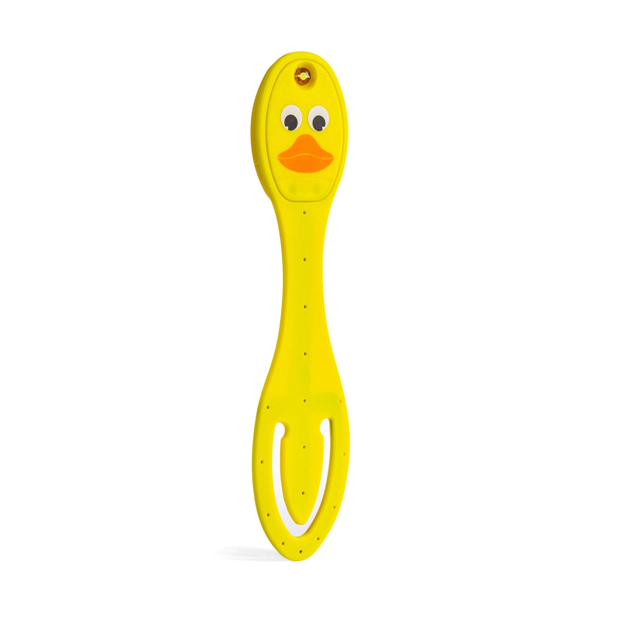 Gifts for Readers & Writers Flexilight Reading Light | LED Clip On Bookmark | Battery Operated | Duck Color