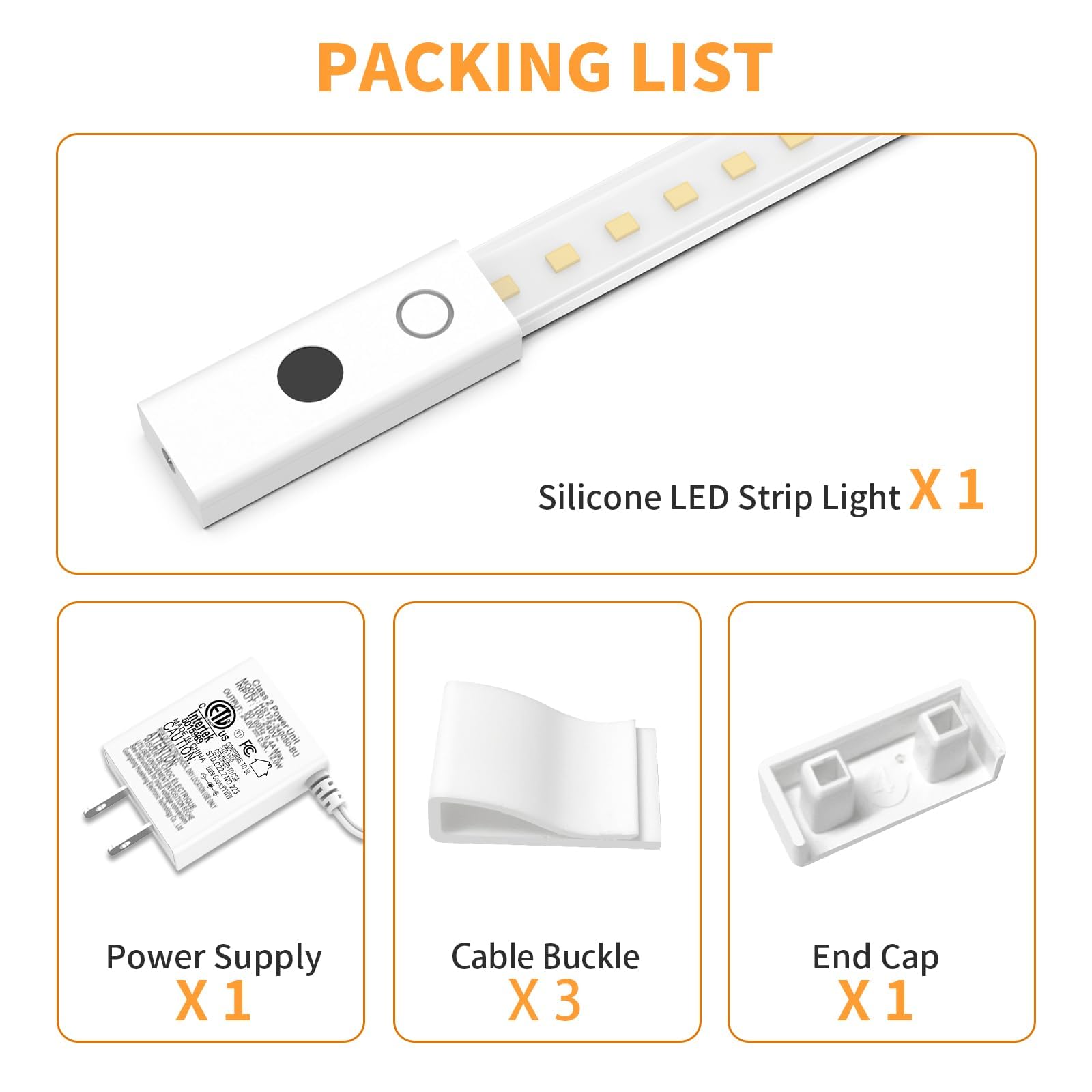 Smart Under Cabinet Lights  40In Plug In Under Cabinet Lighting With Handwave Sensor  Bright Dimmable 5 Color Temp Stick On Closet Light  Slim Cuttable Under Counter Lights For Kitchen Desk Shelf