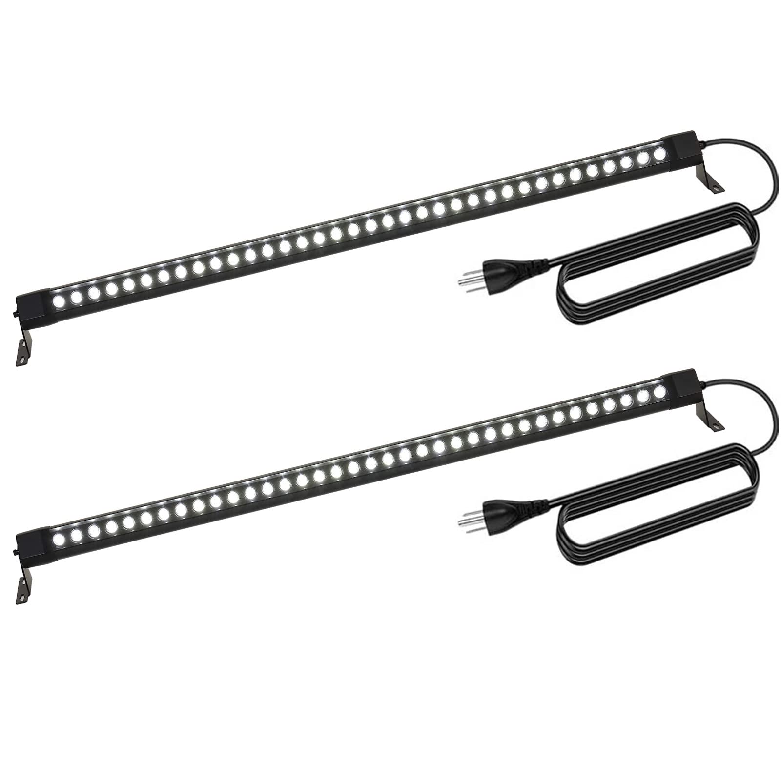 HNRLOY Wall Washer Light 72W LED 47.2inch Polycarbonate 5000K Daylight White for Garden and Courtyards - 2 Pack