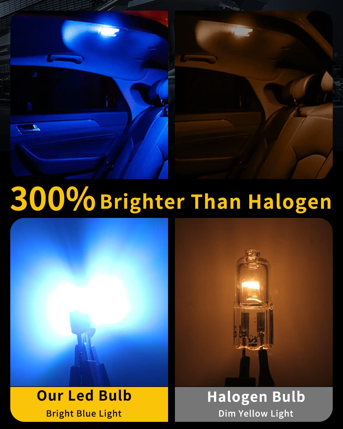 EverBright T10 194 Led Bulb 168 912 W5W 2825 LED Bulb for Car Interior Lights Dome Map Light Trunk Door Light Dashboard Bulb Lic