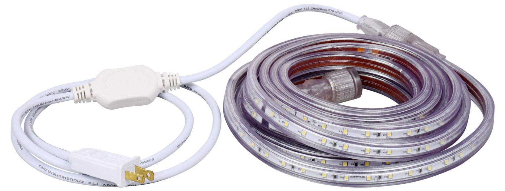 LEDVANCE SYLVANIA LED Plug-In Outdoor Flex Light Strip Kit 16.4 ft 6500K Daylight Color Temperature Model 75623