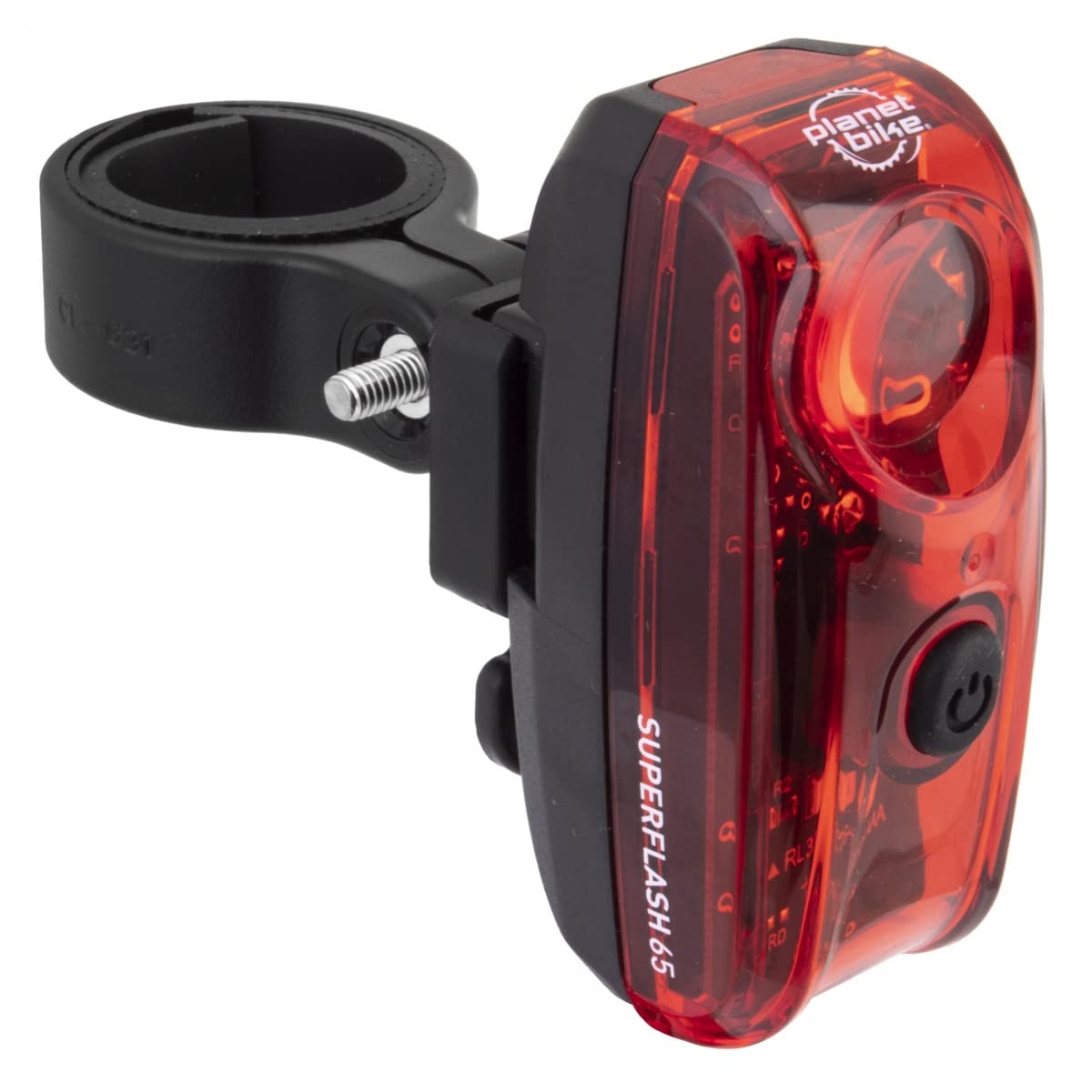Planet Bike Superflash 65 Bike Tail Light,Red/Black