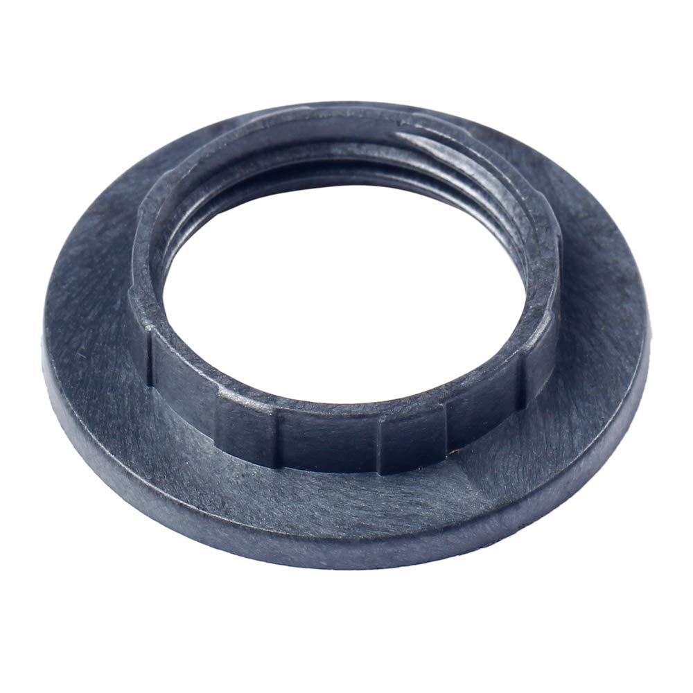 Fastrohy 3Pcs Black Light Shade Collar Ring Adaptor Lamp Bulb Holder For E14 Lamp Shade