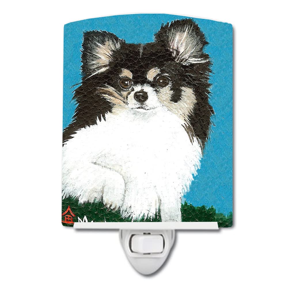 Carolines Treasures Night Light, Chihuahua Cute Face, Ceramic, UL-Certified, 6x4x3 inches, Ideal for Bedroom, Bathroom, Nursery
