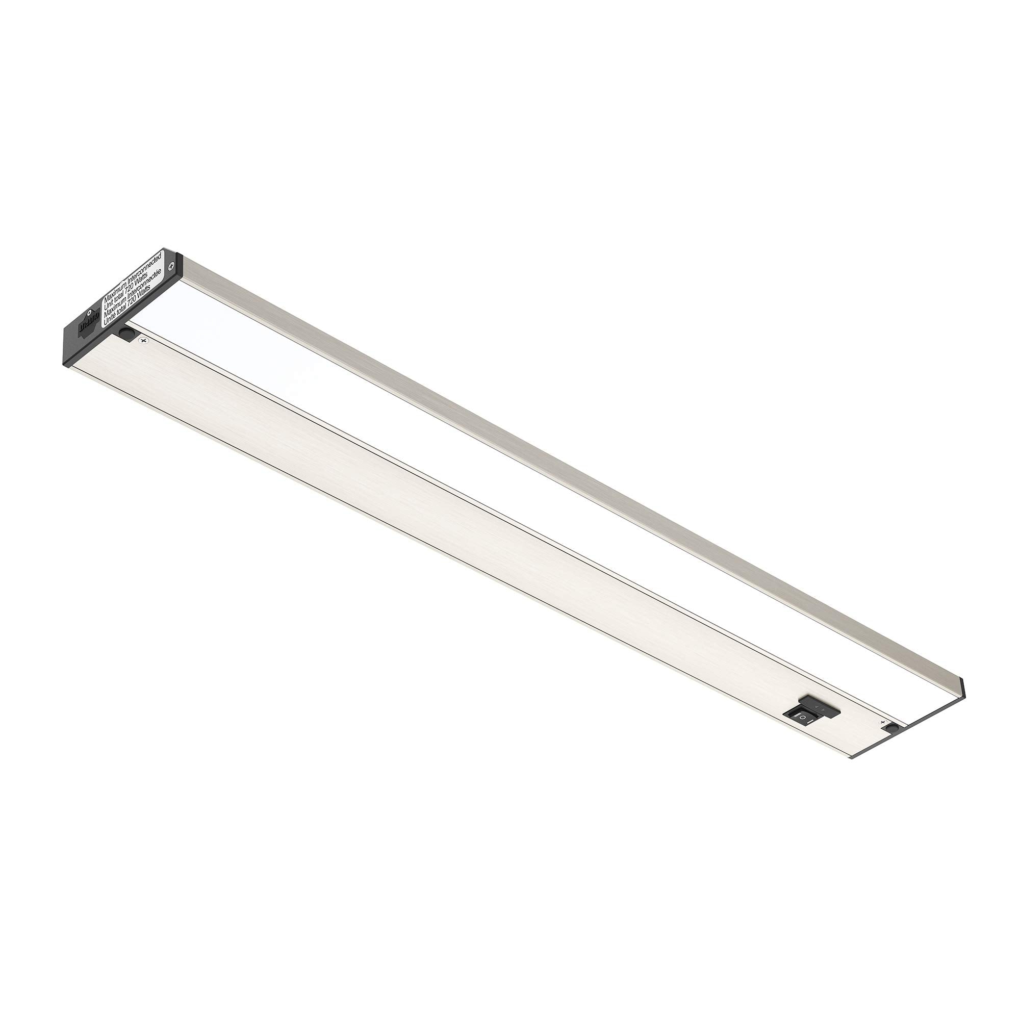 GETINLIGHT 24-inch LED Under Cabinet Lighting, Hardwired or Plugged-in, Warm White (2700K), Soft White (3000K), Bright White (40