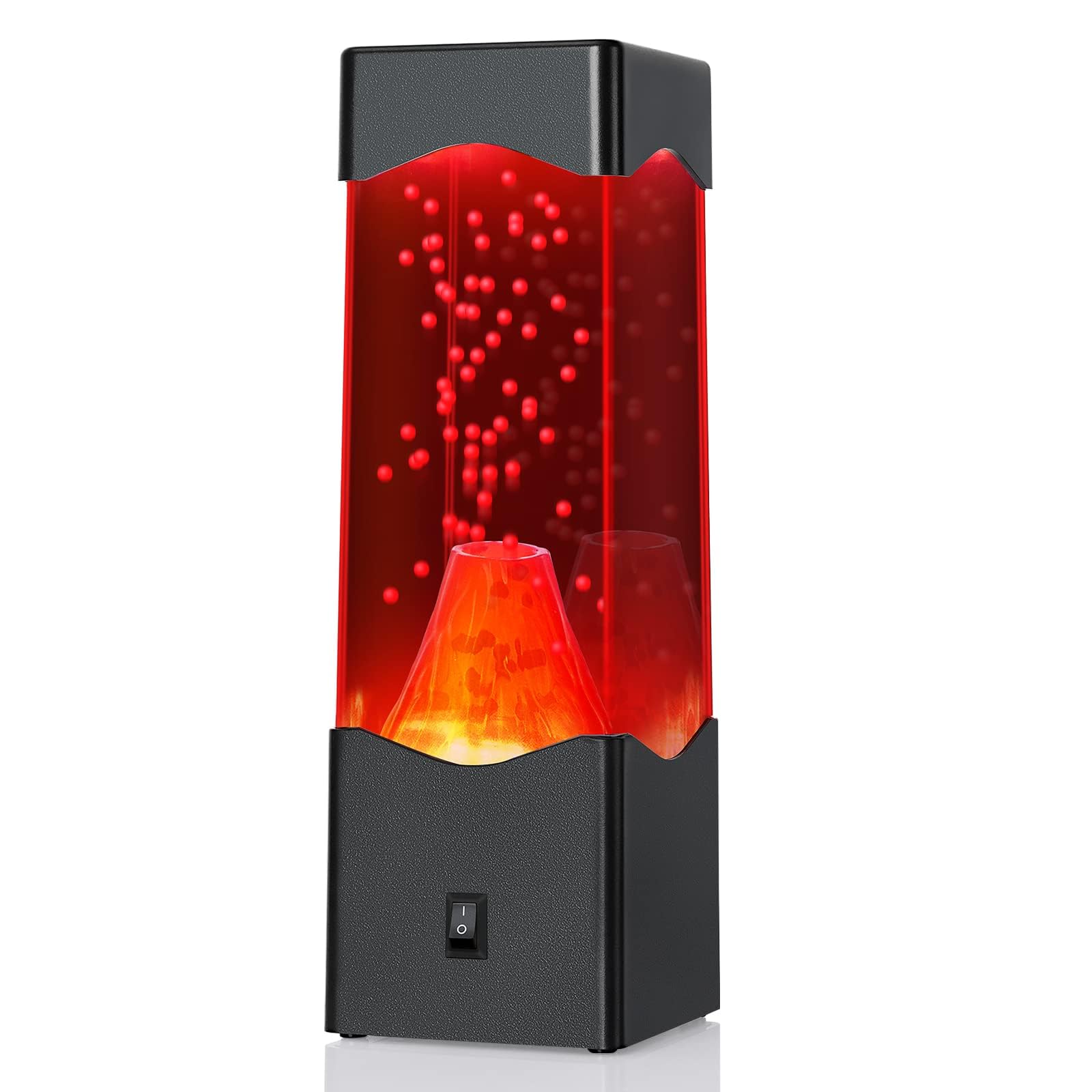 Volcano Lamp, Realistic Volcanic Eruption Night Light, USB Powered Night Light for Kids Adults, Relaxing Table Lamp for Bedroom