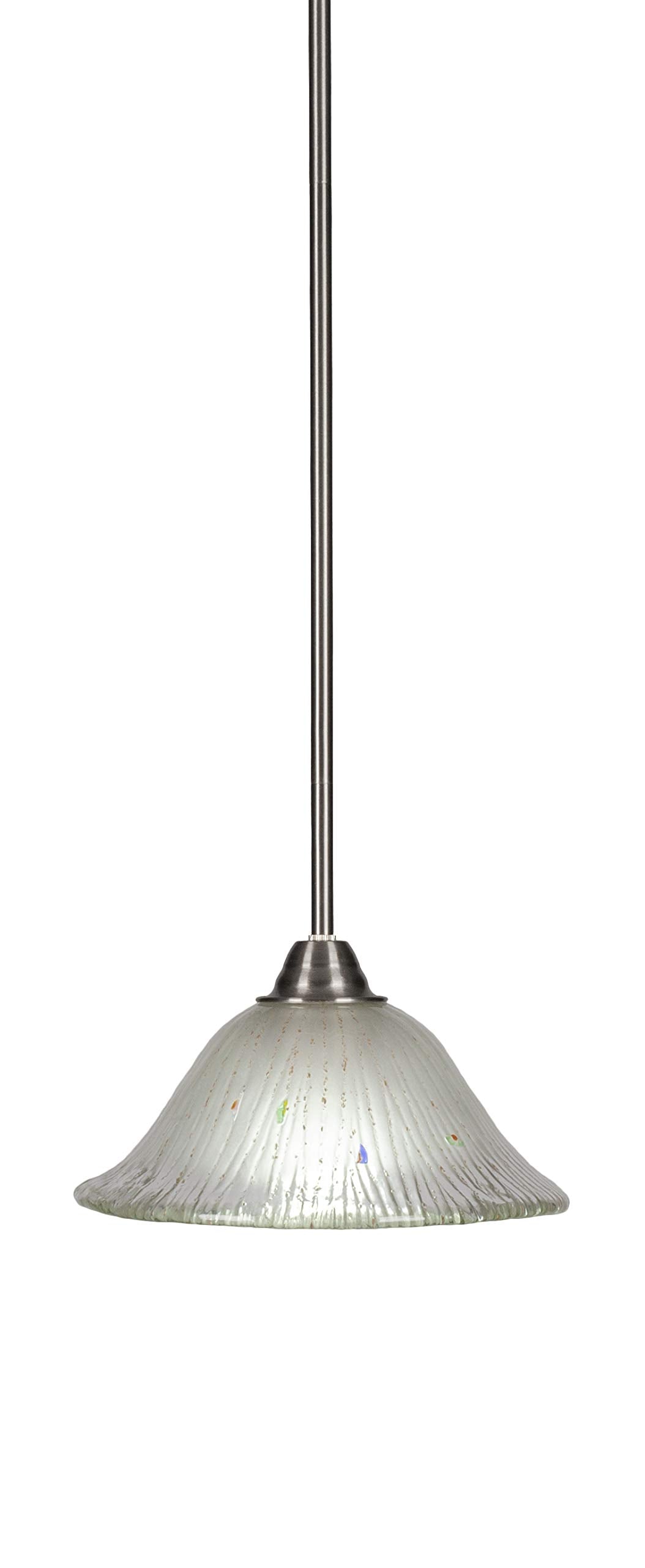 Toltec Lighting Paramount 1 Light Mini Pendant in Brushed Nickel (3401-BN-731)