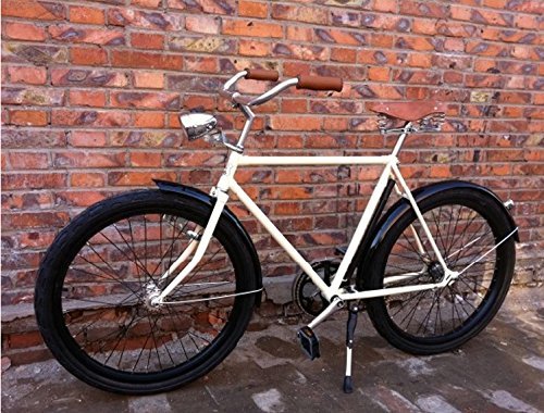 Vintage Retro Bicycle Bike Front Light Lamp 7 Led Fixie Headlight With Bracket (Black)