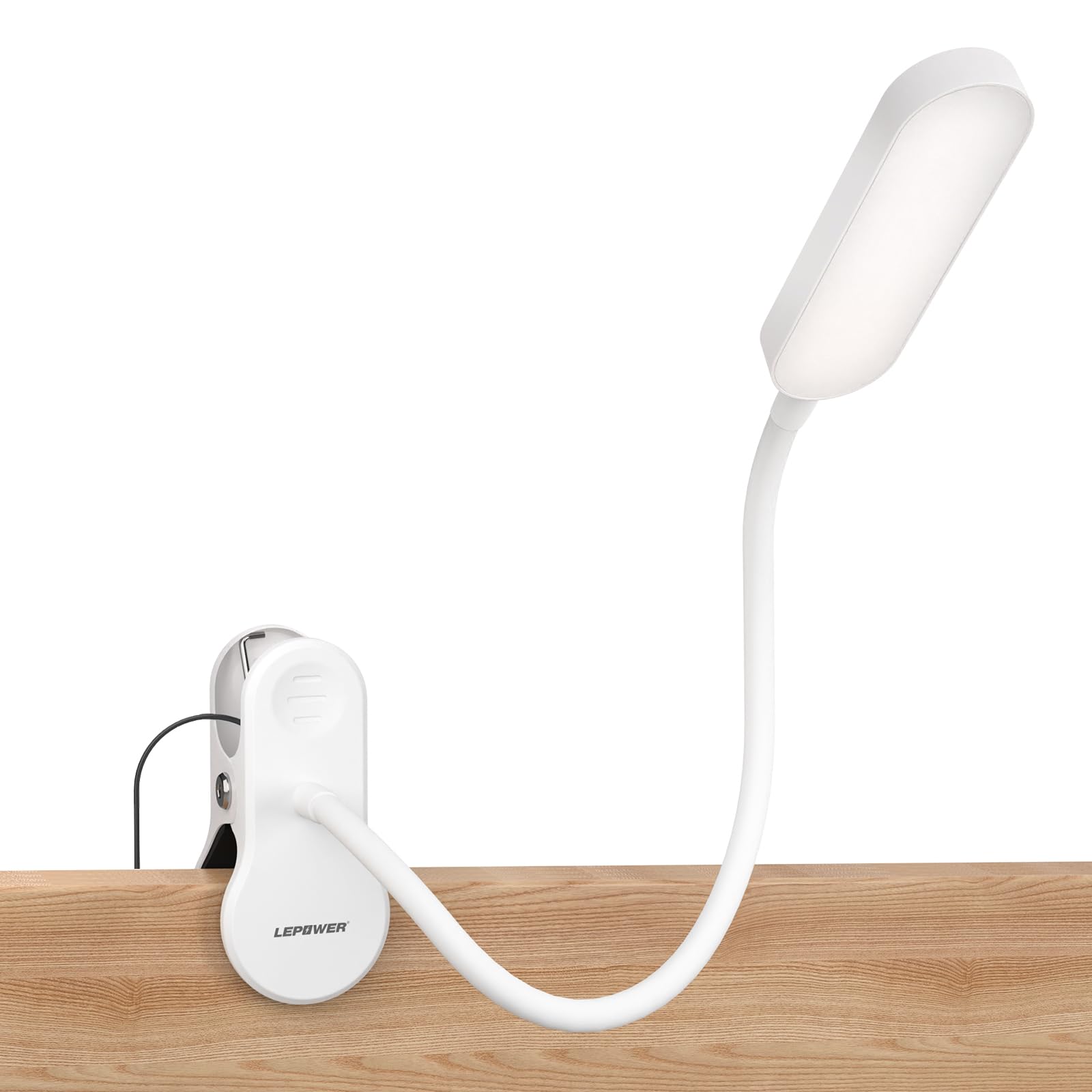 LEPOWER Clip on Light, 60 LED Reading Lights for Books in Bed, with 25+ Lighting Options, 3 Timer, Night Light Function, Eye-Car