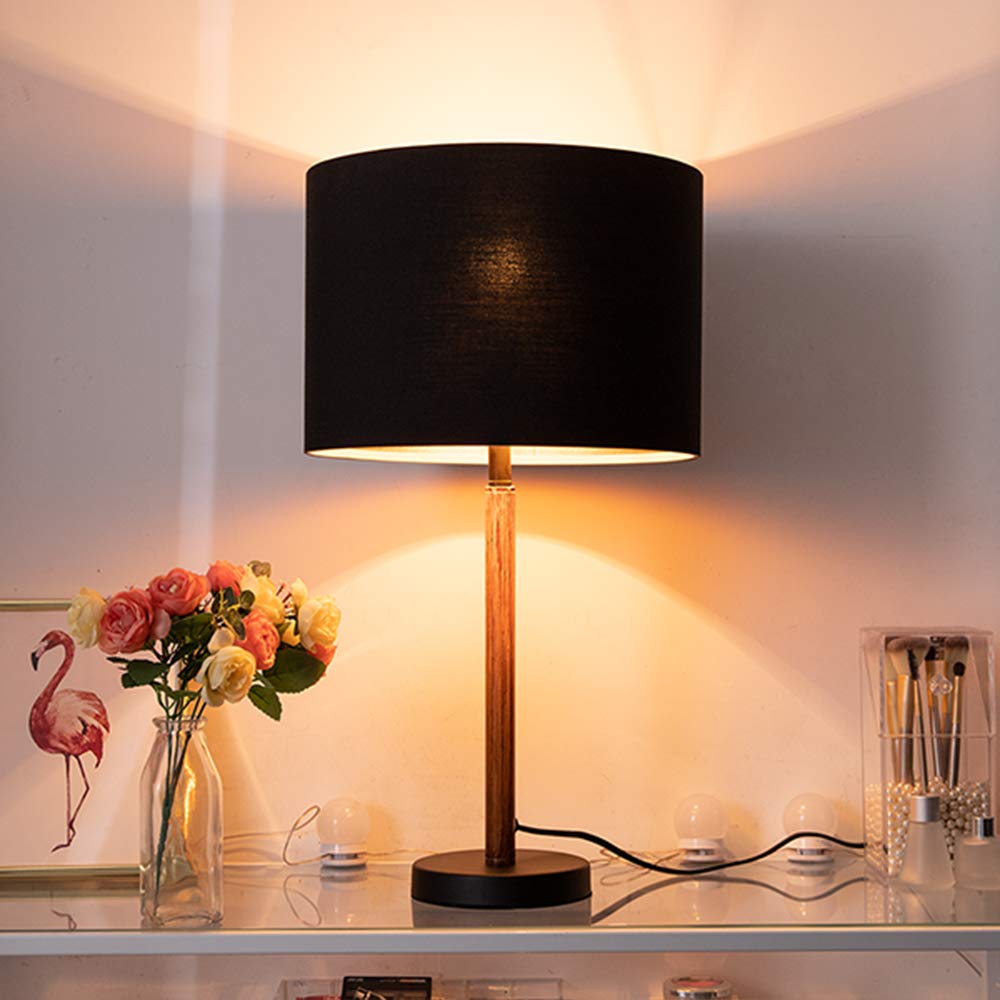 Wellmet 13x13x10 Assembly Required Lampshade for Table Lamp, Bedside Lamp, Floor Lamp, Fabric Drum Lampshade Classic Modern Styl