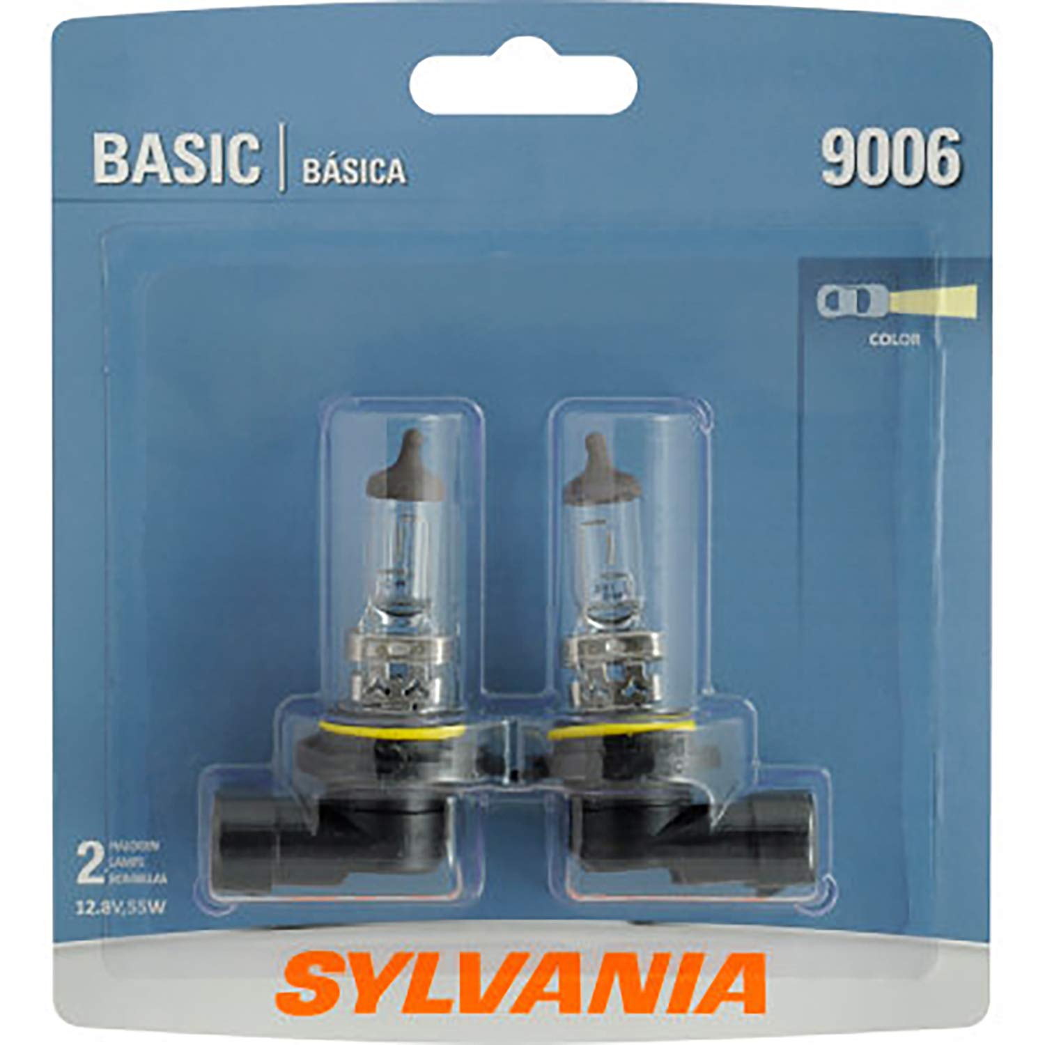 SYLVANIA 9006 Halogen Bulb for Headlight, Fog, Daytime Running Lights - 2 Count (Pack of 1)
