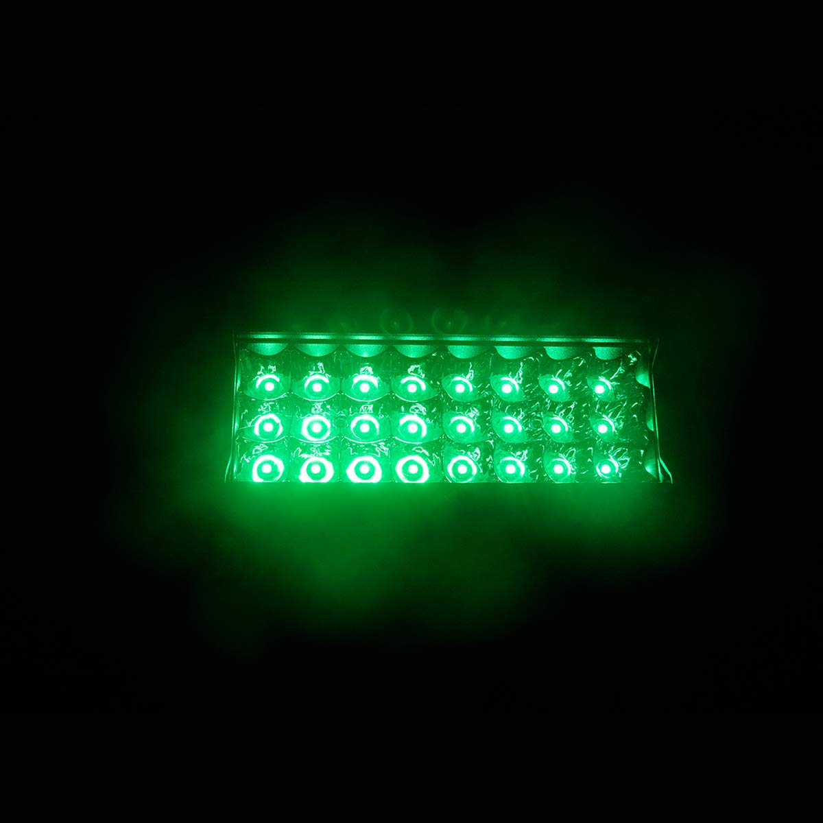 Green Led Off-Road Light Bar Pod 36W 7-Inch Spot Driving Work Pods Waterproof Fog Lamps For Van Pick-Up Truck Car Atv Utv Suv Truck Tractor Boat Fishing Hunting G Deck Trailer Navigation 12V 24V 2Pcs