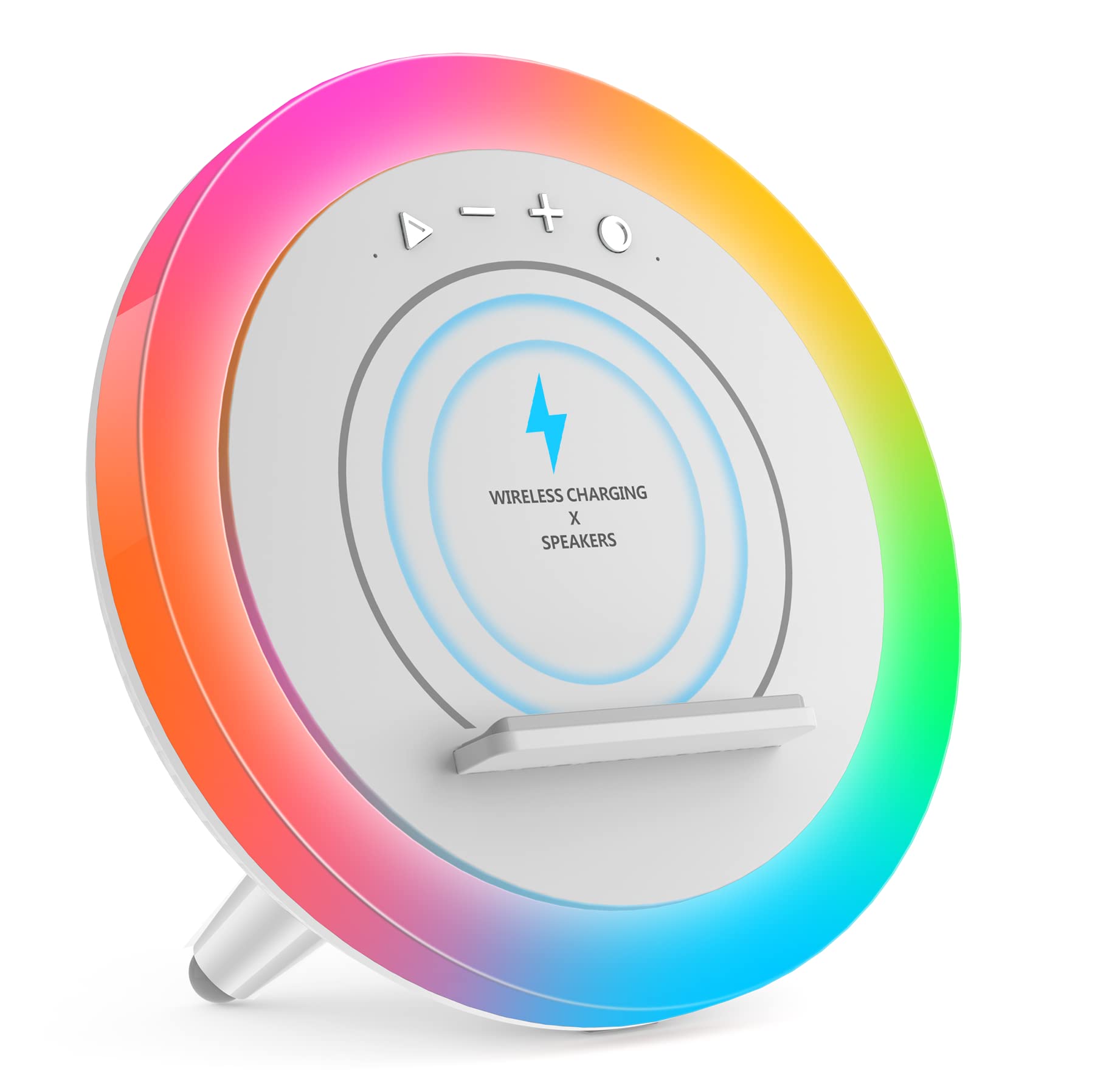 Swarmir Bluetooth Speaker Night Lights, Wireless Charging, Color Changing, Model A21, Multiple Colors