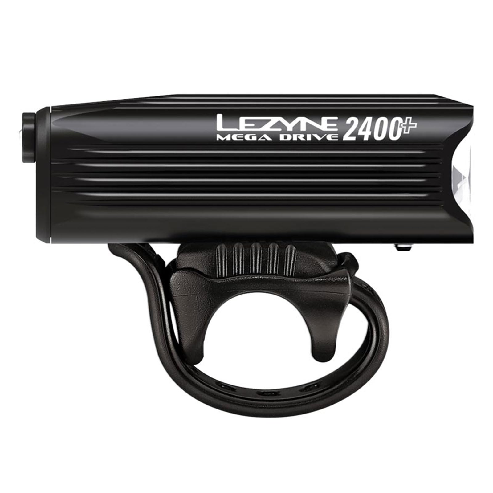 LEZYNE Mega Drive Bicycle Front Light, USB-C Rechargeable, 2400 Lumens, IPX7, Multiple Modes, Black Gloss, Model 7410015961167