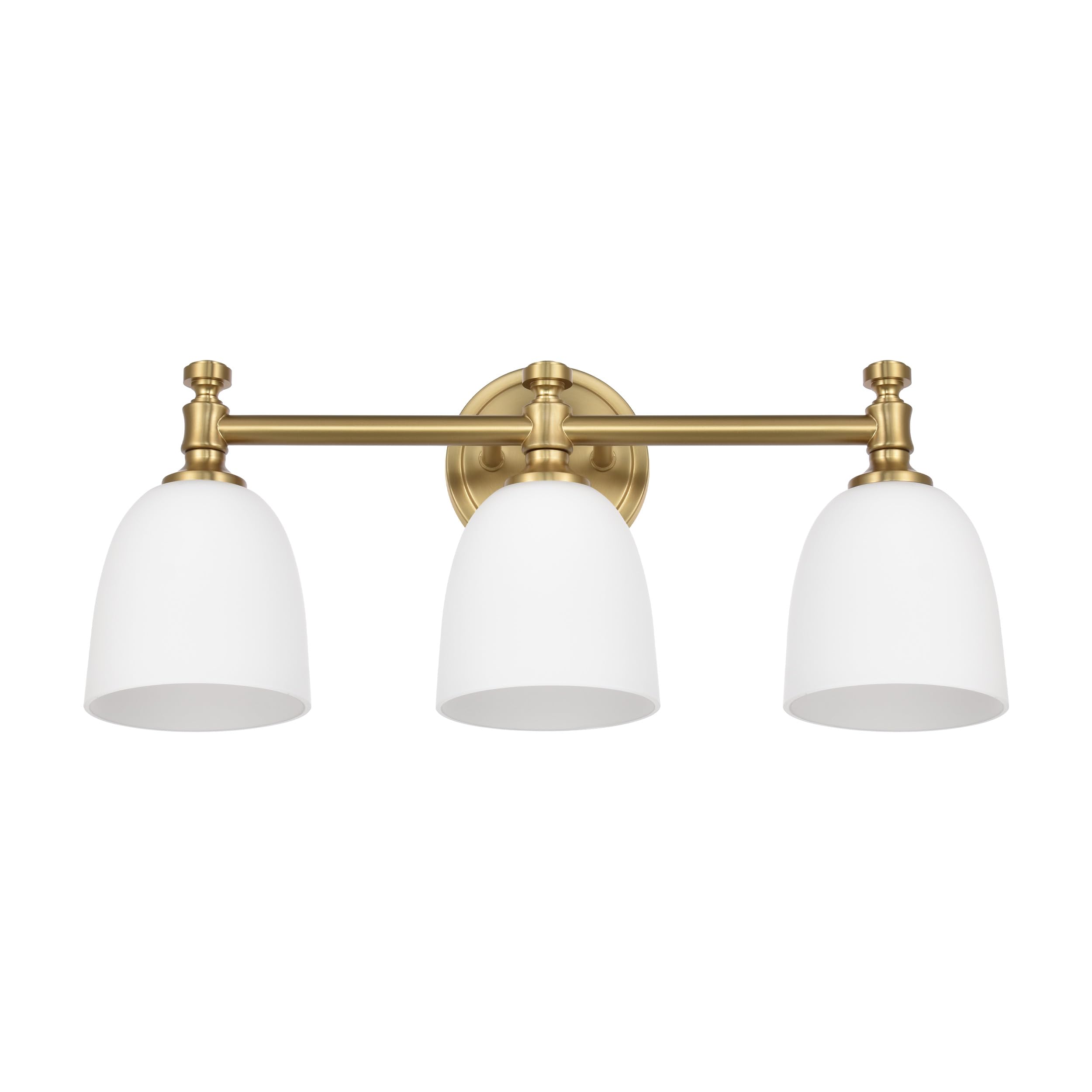 Ntsunxeko Gold Bathroom Vanity Light, 3-Light Bathroom Light Fixtures Over Mirror, Traditional Vanity Lights for Living Room, Mi