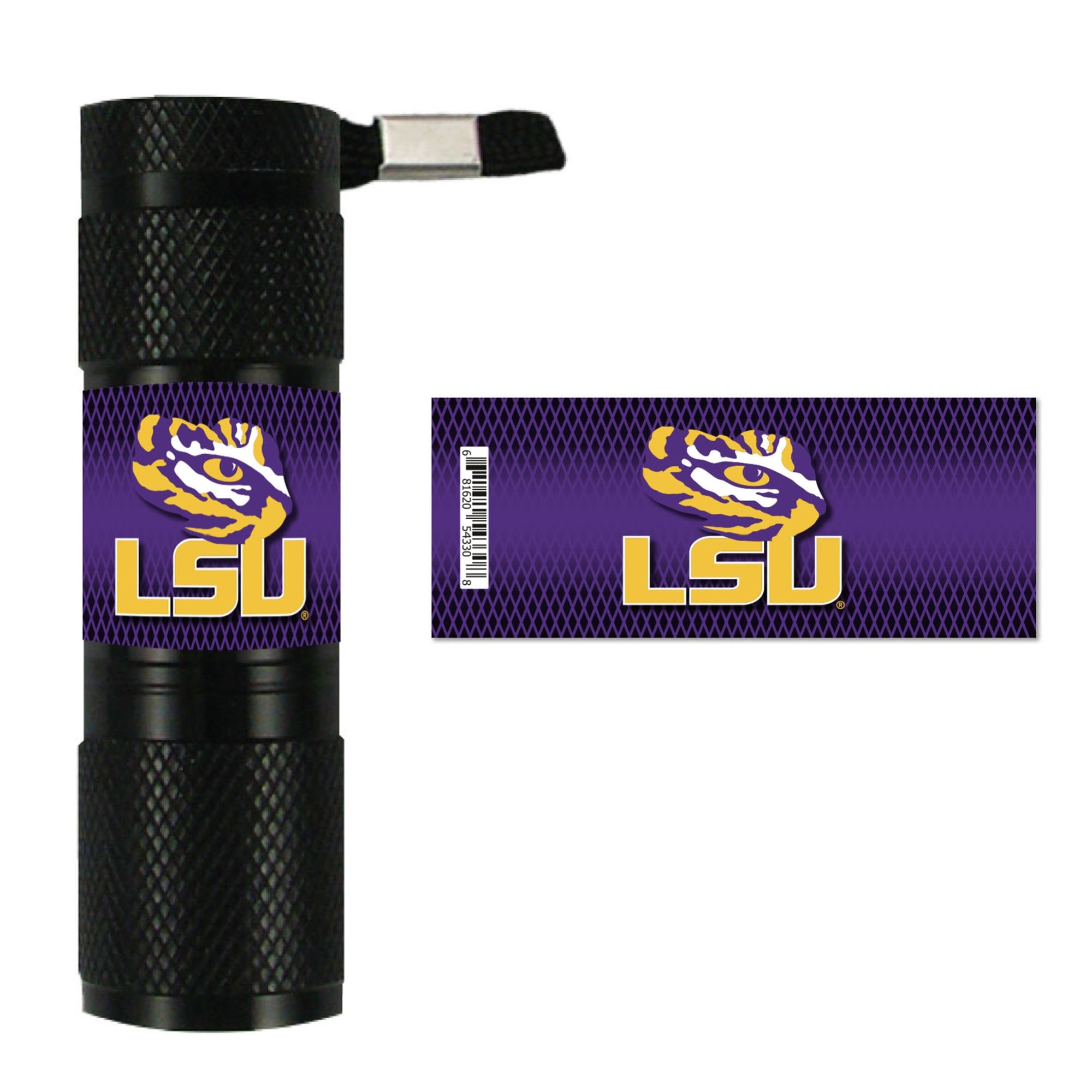 Fanmats 62375 Louisiana State University Led Pocket Flashlight - 3.5In. X 1In.