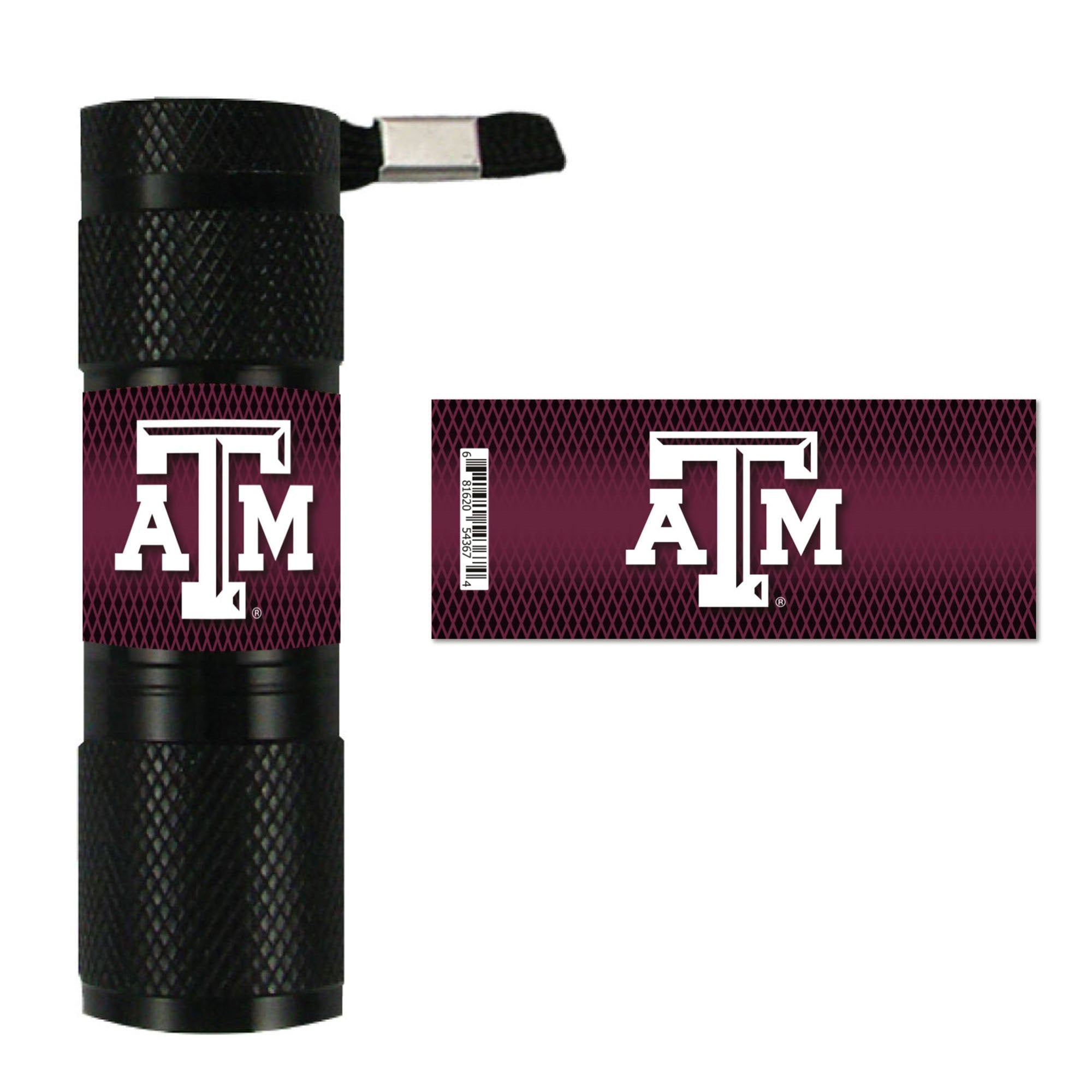 Fanmats 62399 Texas A&M University Led Pocket Flashlight - 3.5In. X 1In.