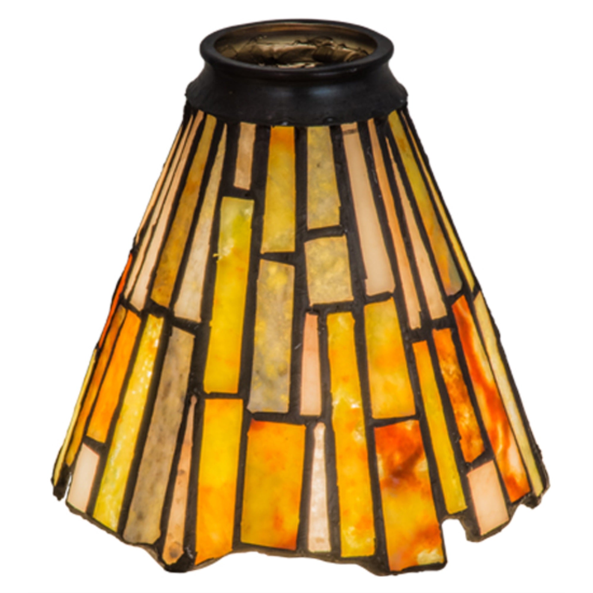 5 inchW Delta Jadestone Fan Light Shade