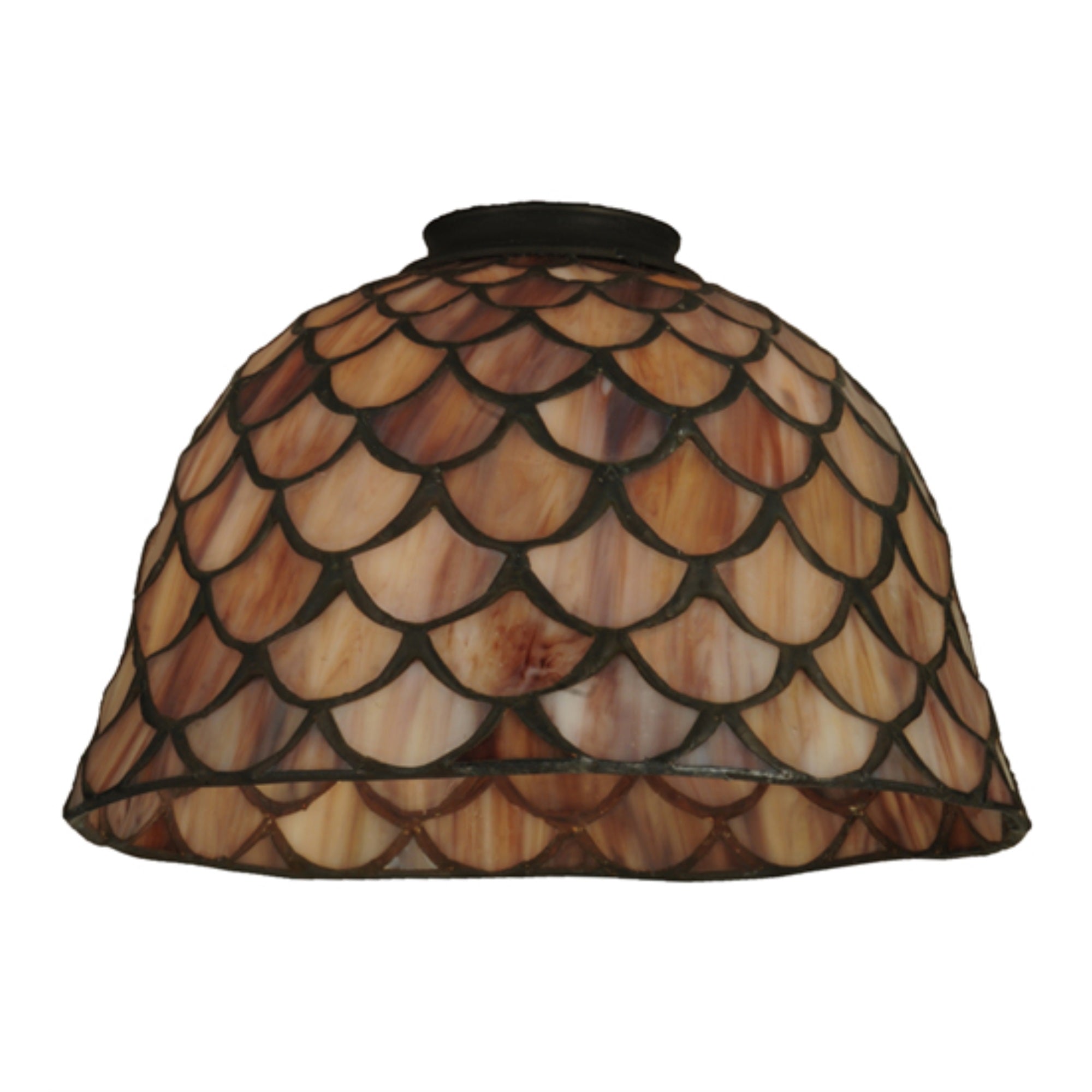 8 inchW Tiffany Fishscale Shade