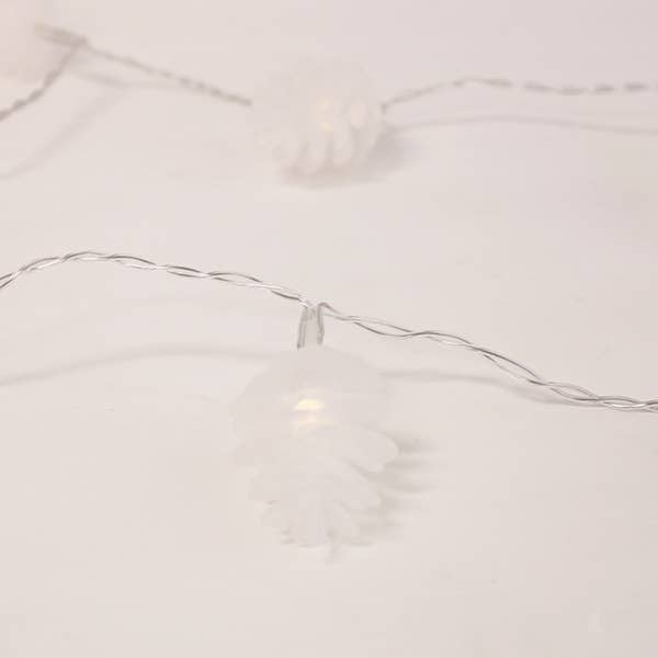 10 LED Soft Plastic Pine Cone Light Set - Warm White