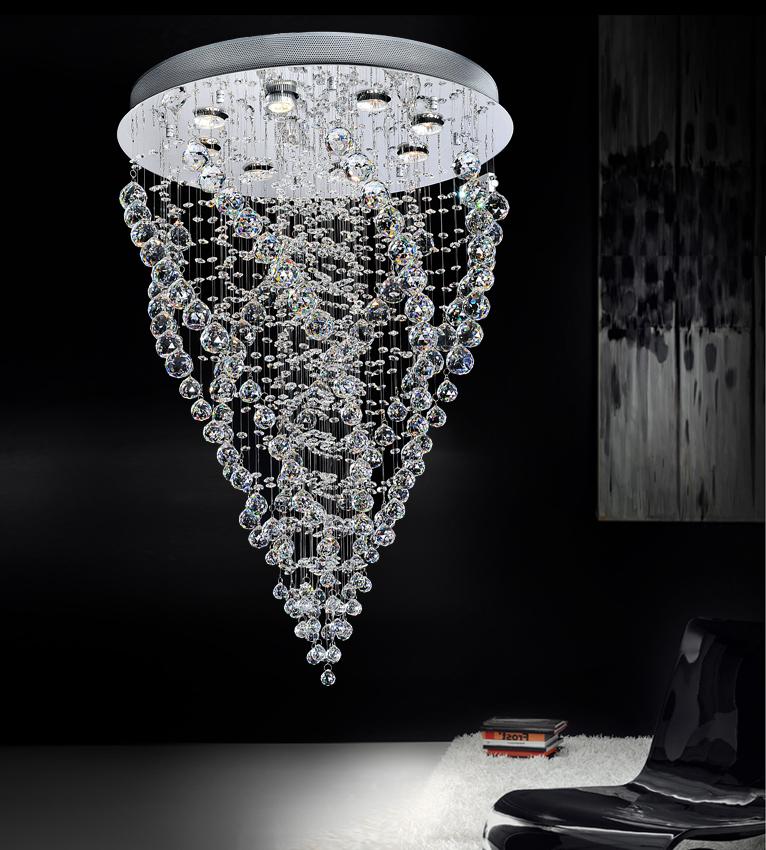 Cwi Lighting Twister 8-Light Chrome Metal Flush Mount Light - Transitional Design