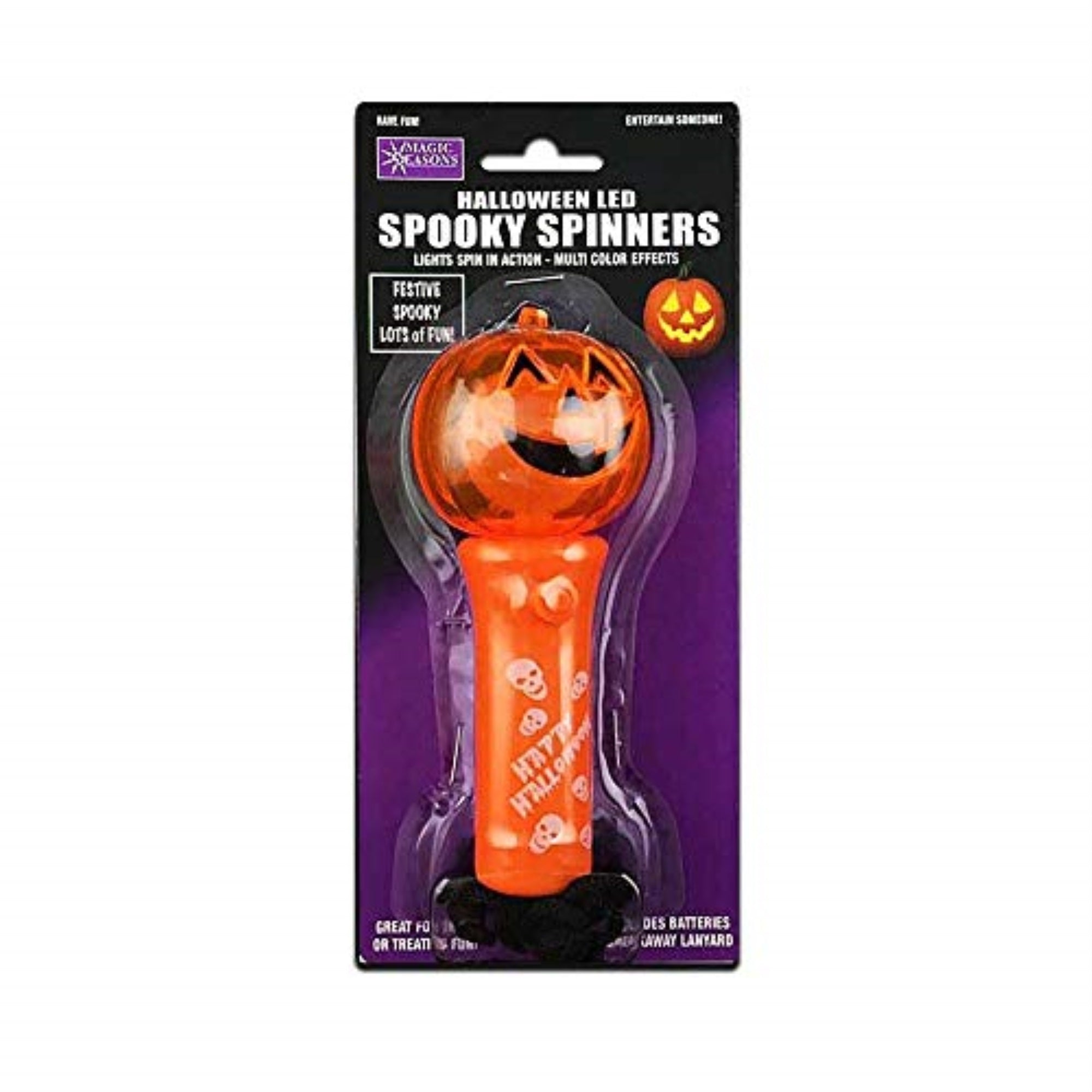 6769475 SPOOKY SPINR LIGHT TOY Magic Seasons Prelit Spooky Spinner Lights (Pack of 12)