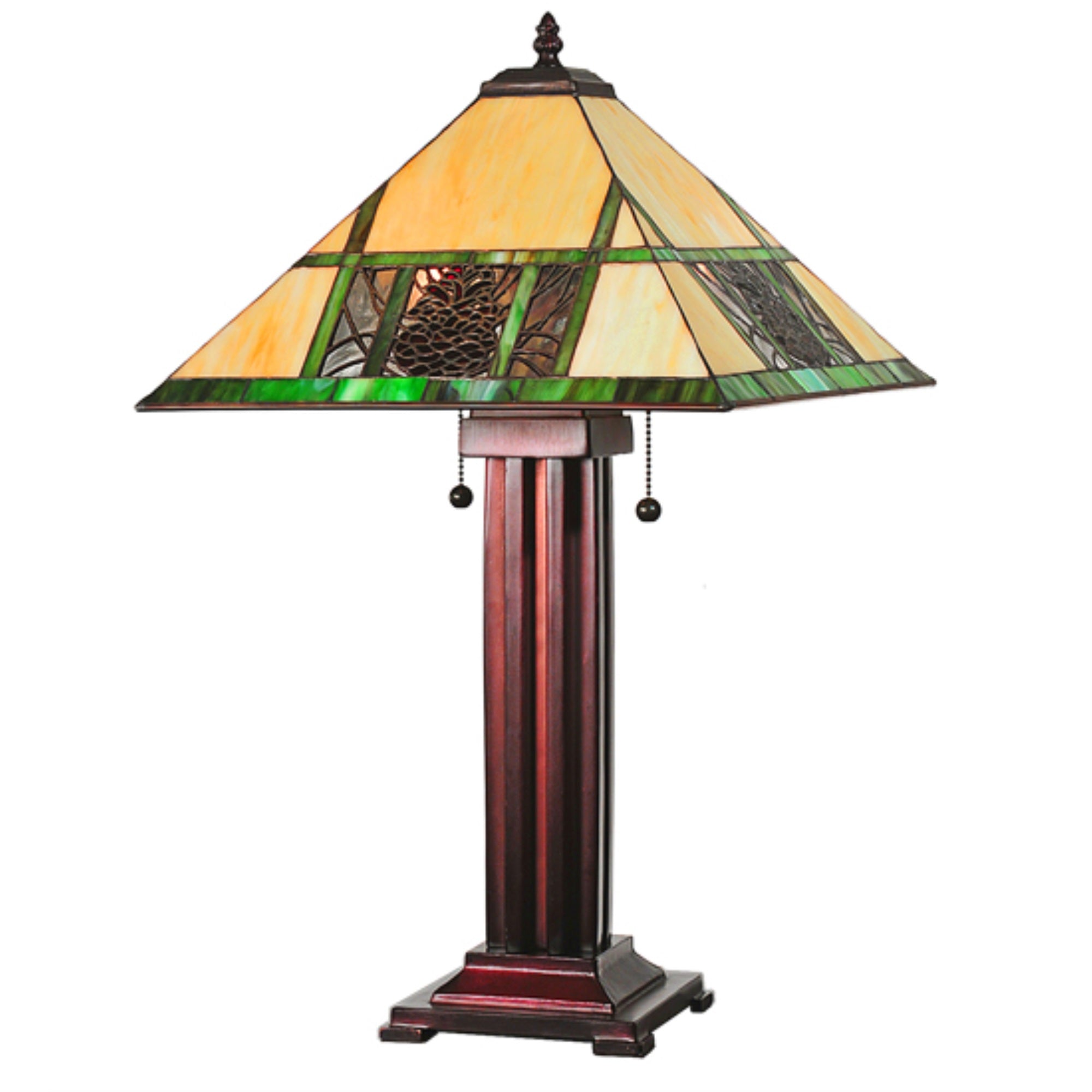 24 inchH Pinecone Ridge Table Lamp