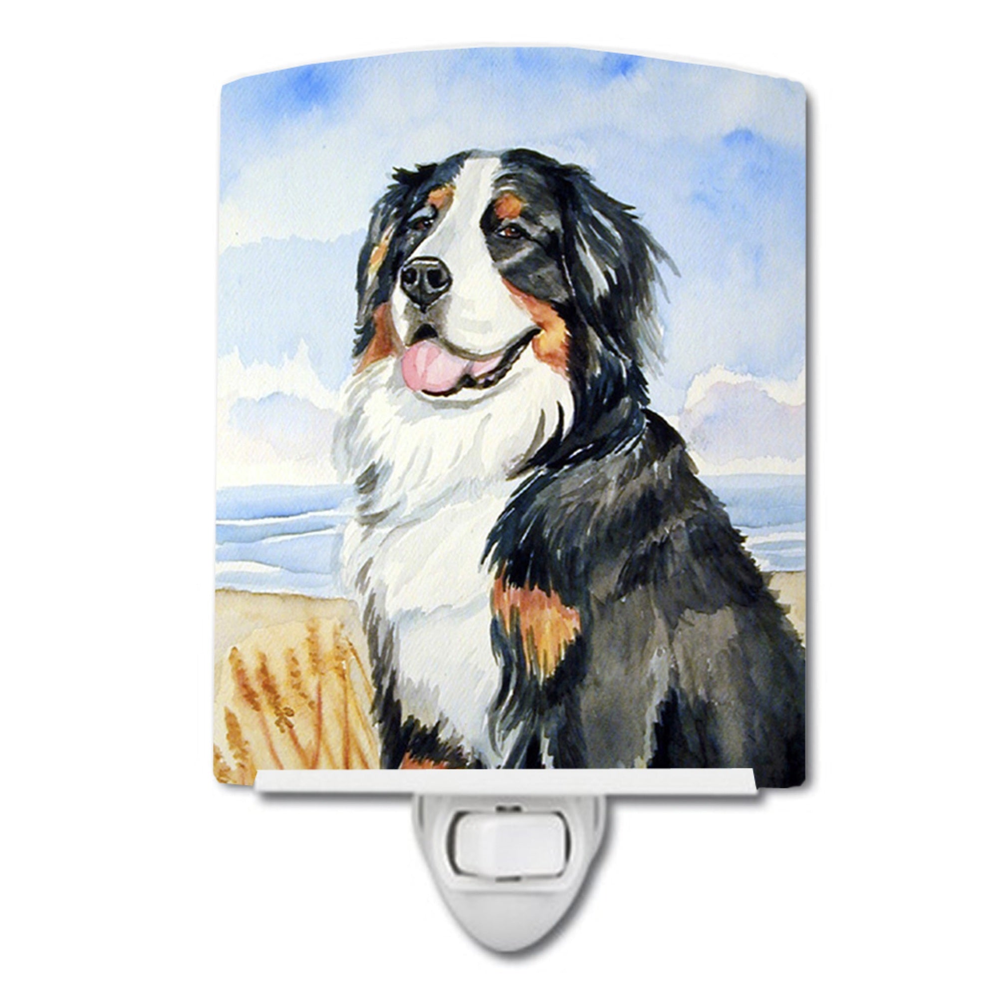  inchCarolines Treasures Mommas Love Bernese Mountain Dog Ceramic Night Light, 6x4, Multicolor inch