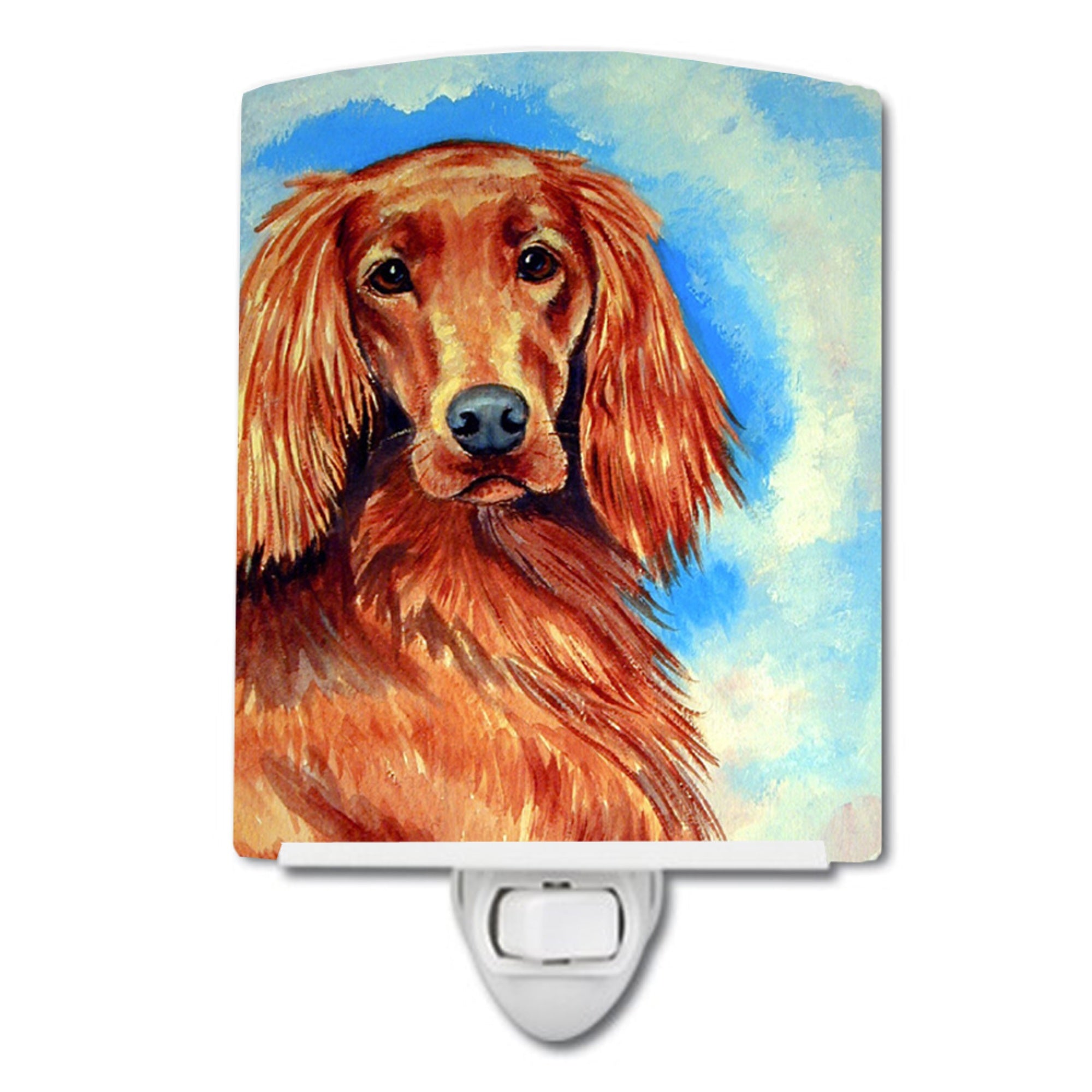  inchCarolines Treasures Irish Setter Ceramic Night Light, 6x4, Multicolor inch