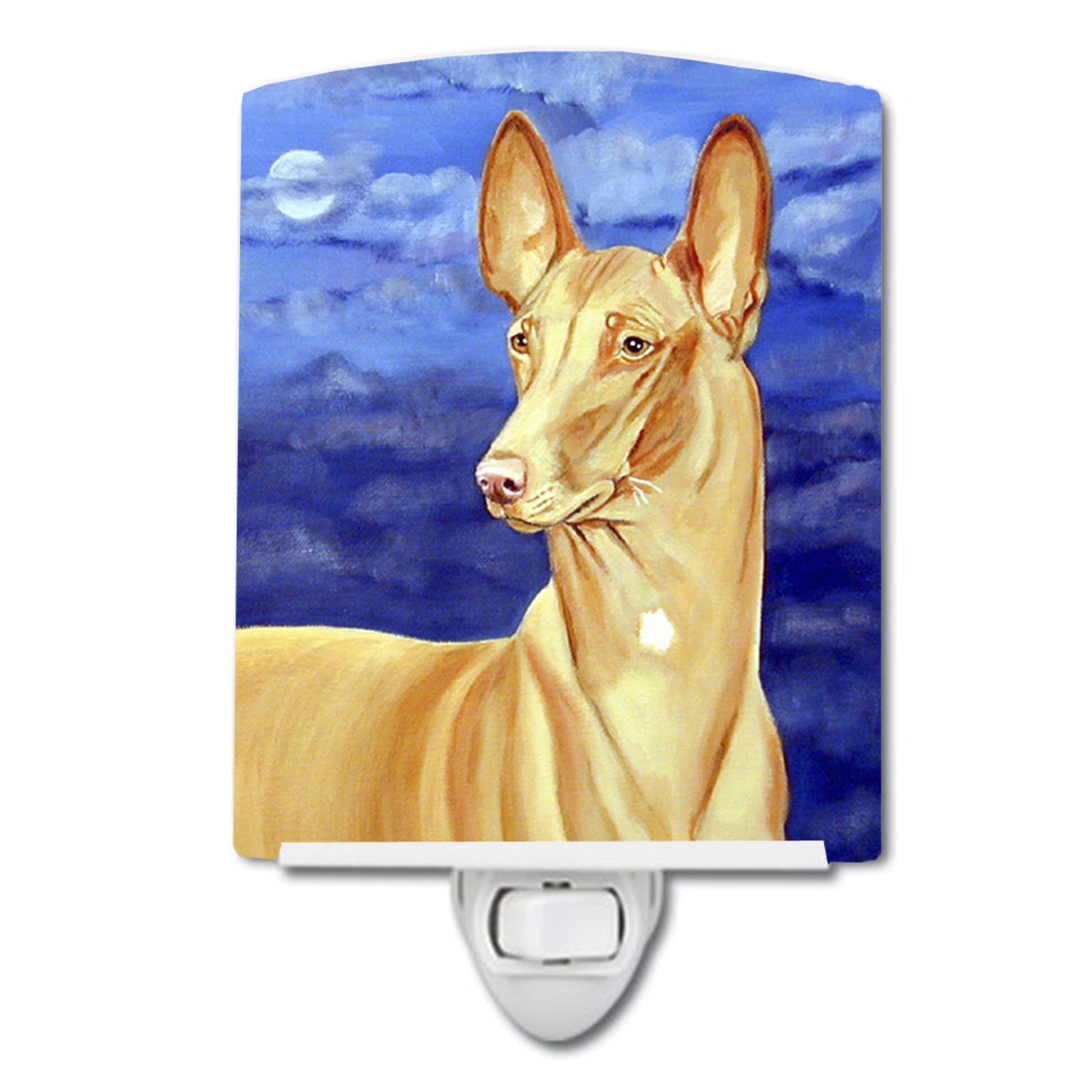  inchCarolines Treasures Pharaoh Hound Ceramic Night Light, 6x4, Multicolor inch