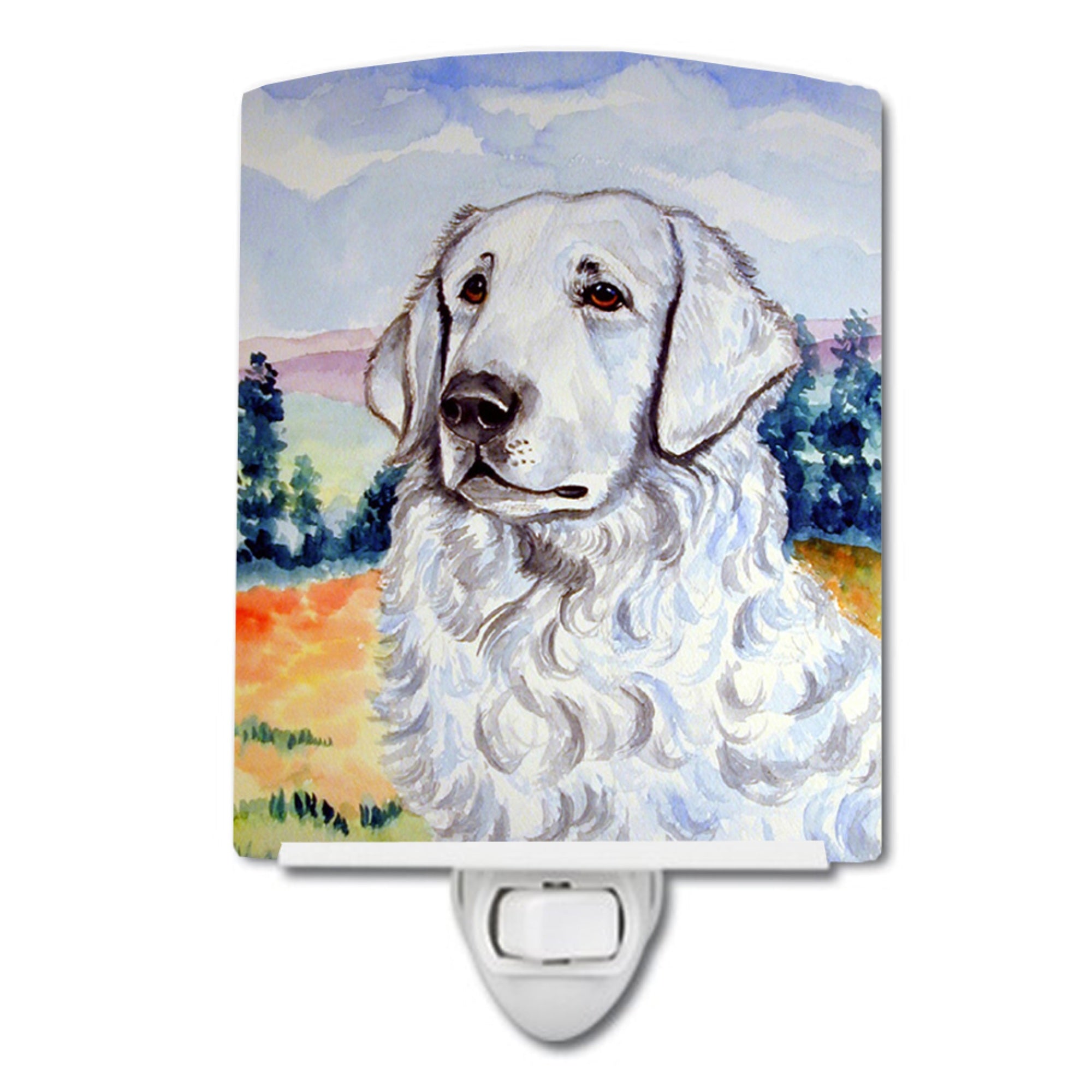  inchCarolines Treasures Kuvasz Ceramic Night Light, 6x4, Multicolor inch