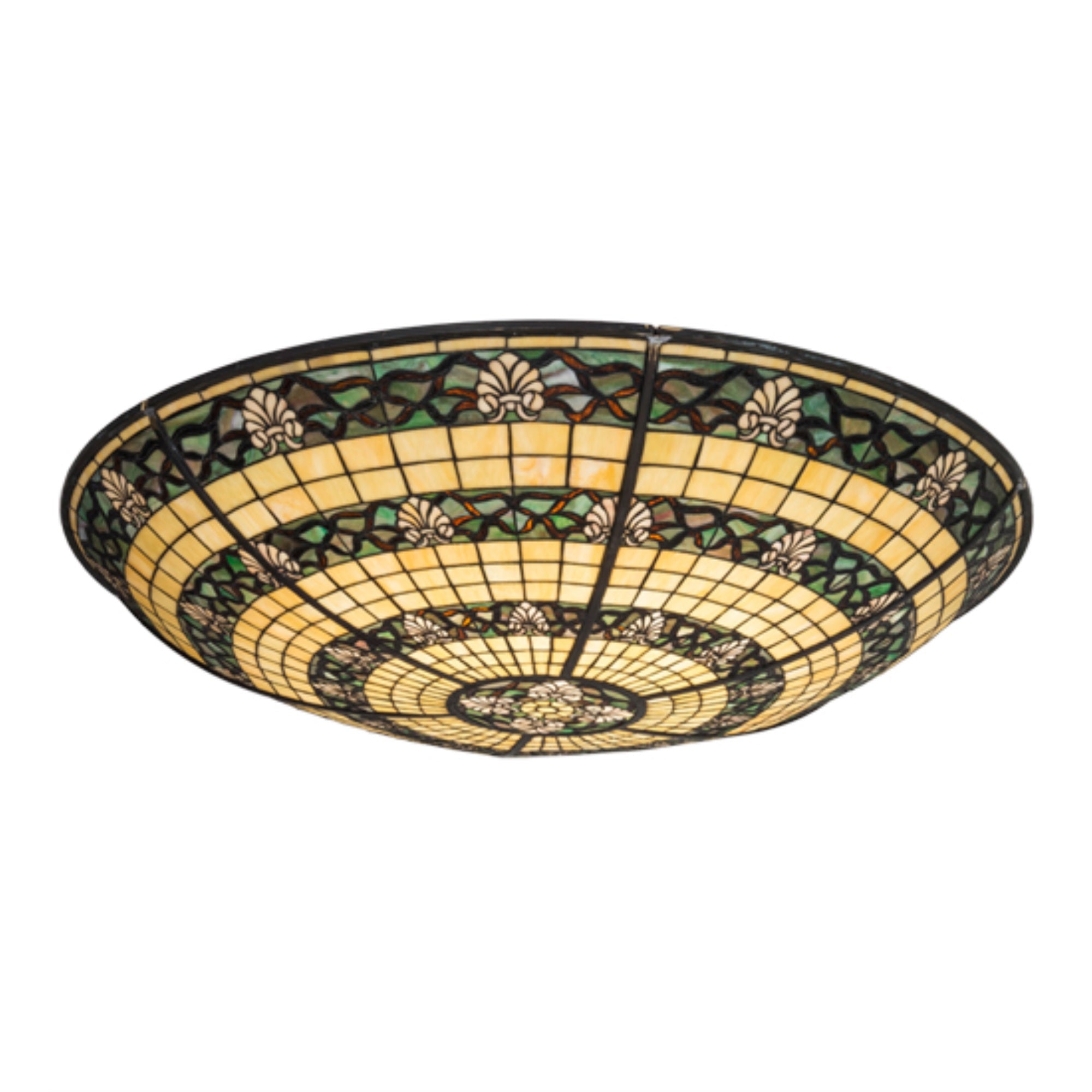 42 inchW Shell and Ribbon Shade