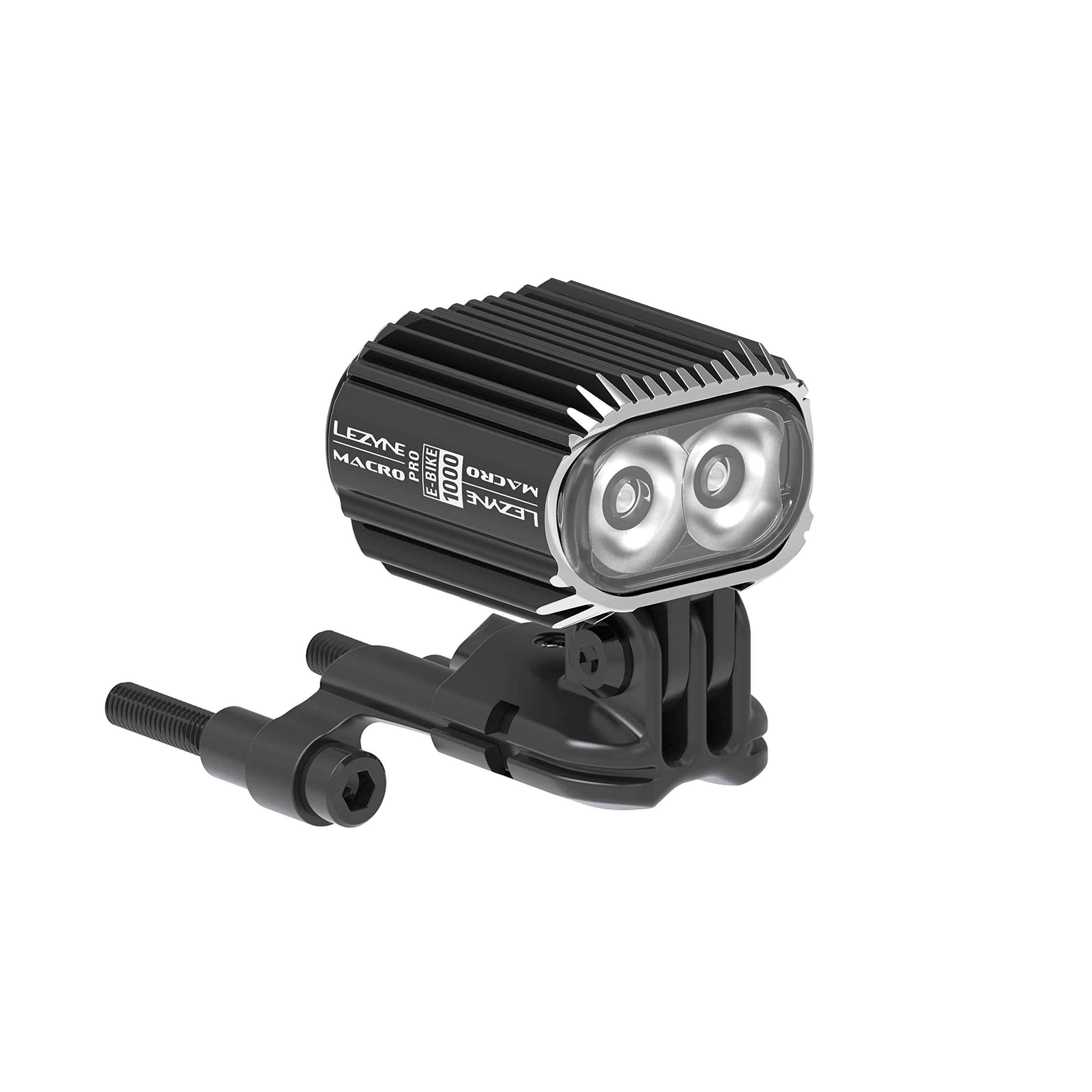 Lezyne Macro Drive 100, Electric Bike Light, 1000 Lumens, 6-12V Input, Auto Dim, Head Light For Ebikes