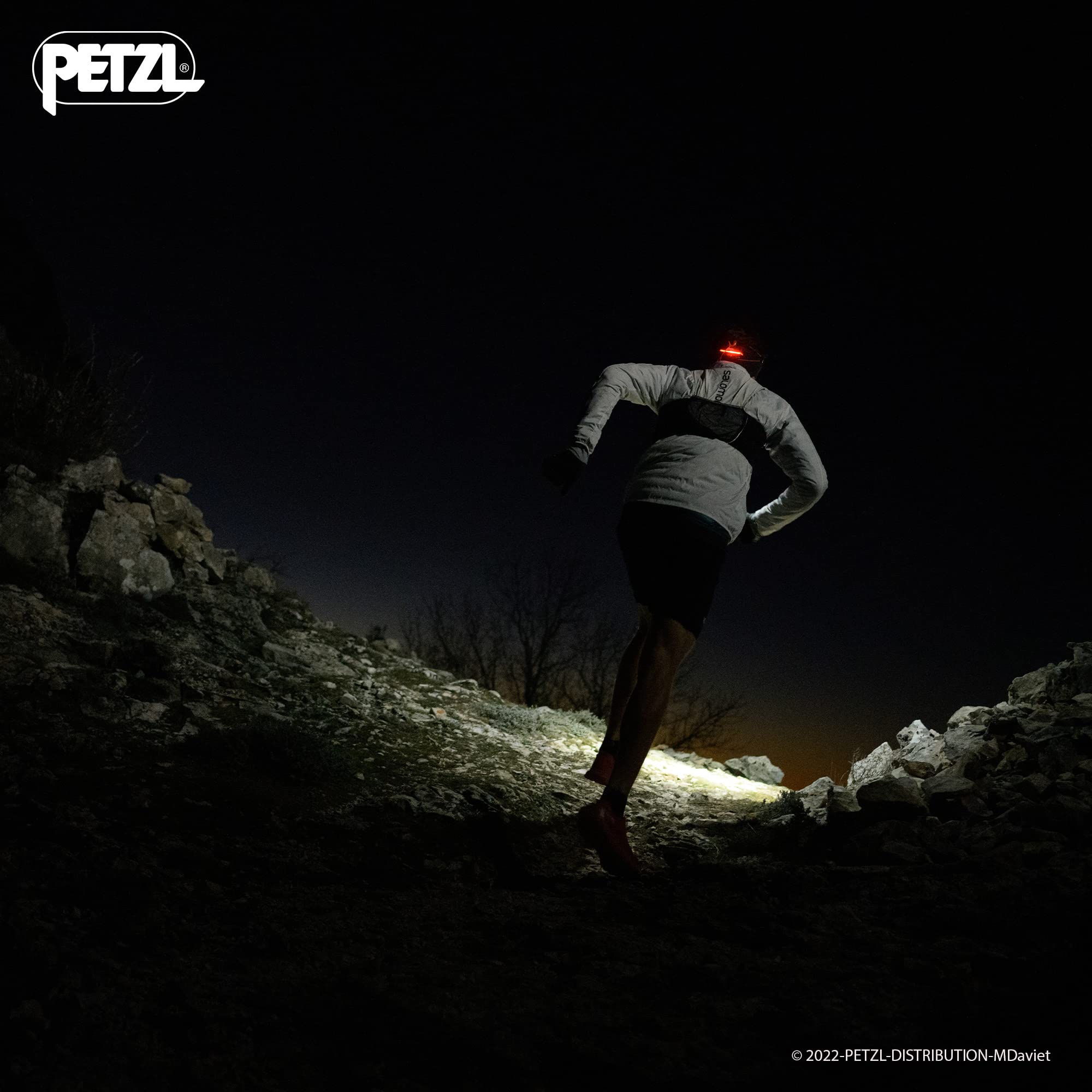 PETZL NAO RL Headlamp, Aluminium Plastic, Standard Size, Black, Model E105AA00