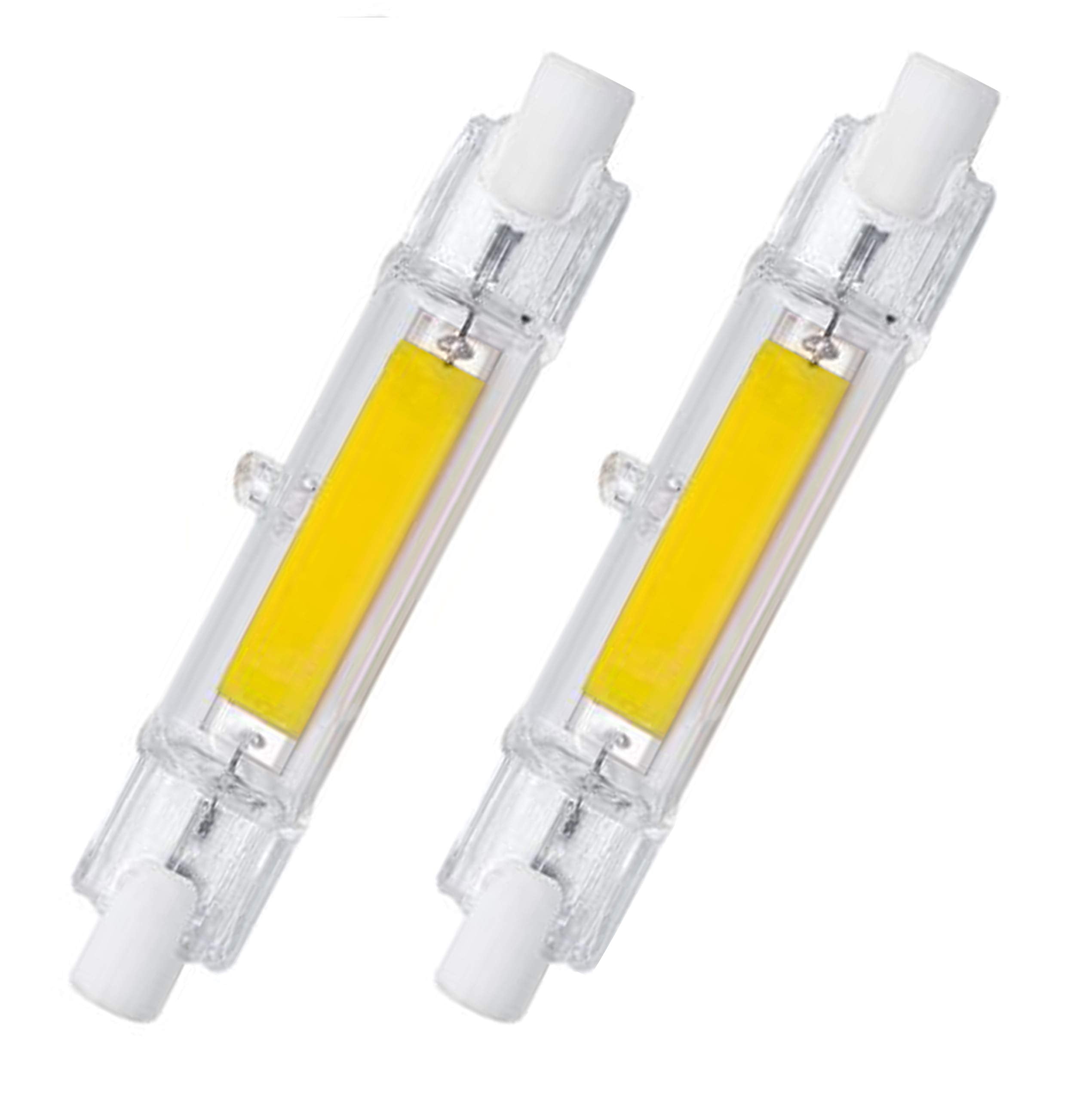 CTKcom R7S LED Bulb 10W 6000K T3 J Type Halogen Replacement 2 Pack White