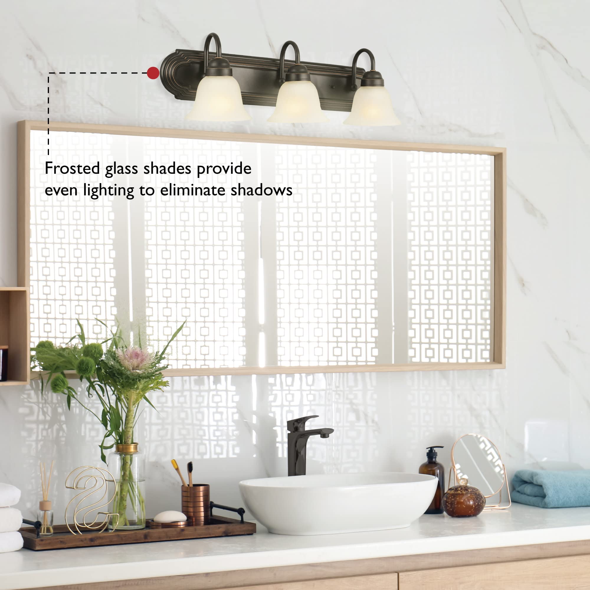 Design House 506618 Allante Vanity Oil-Rubbed Bronze, 3-Light