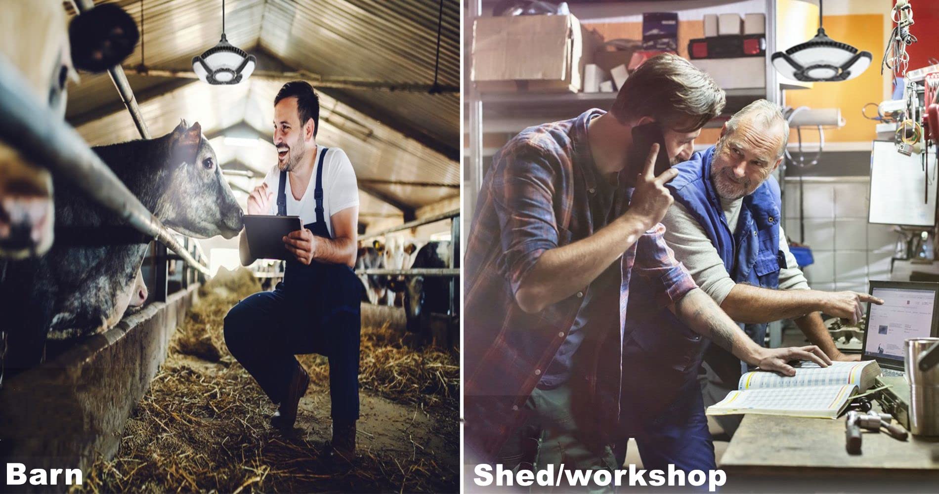 Hulppre 136 Leds Solar Shed Light With Remote - Ip65 Indoor/Outdoor Pendant Light, Black