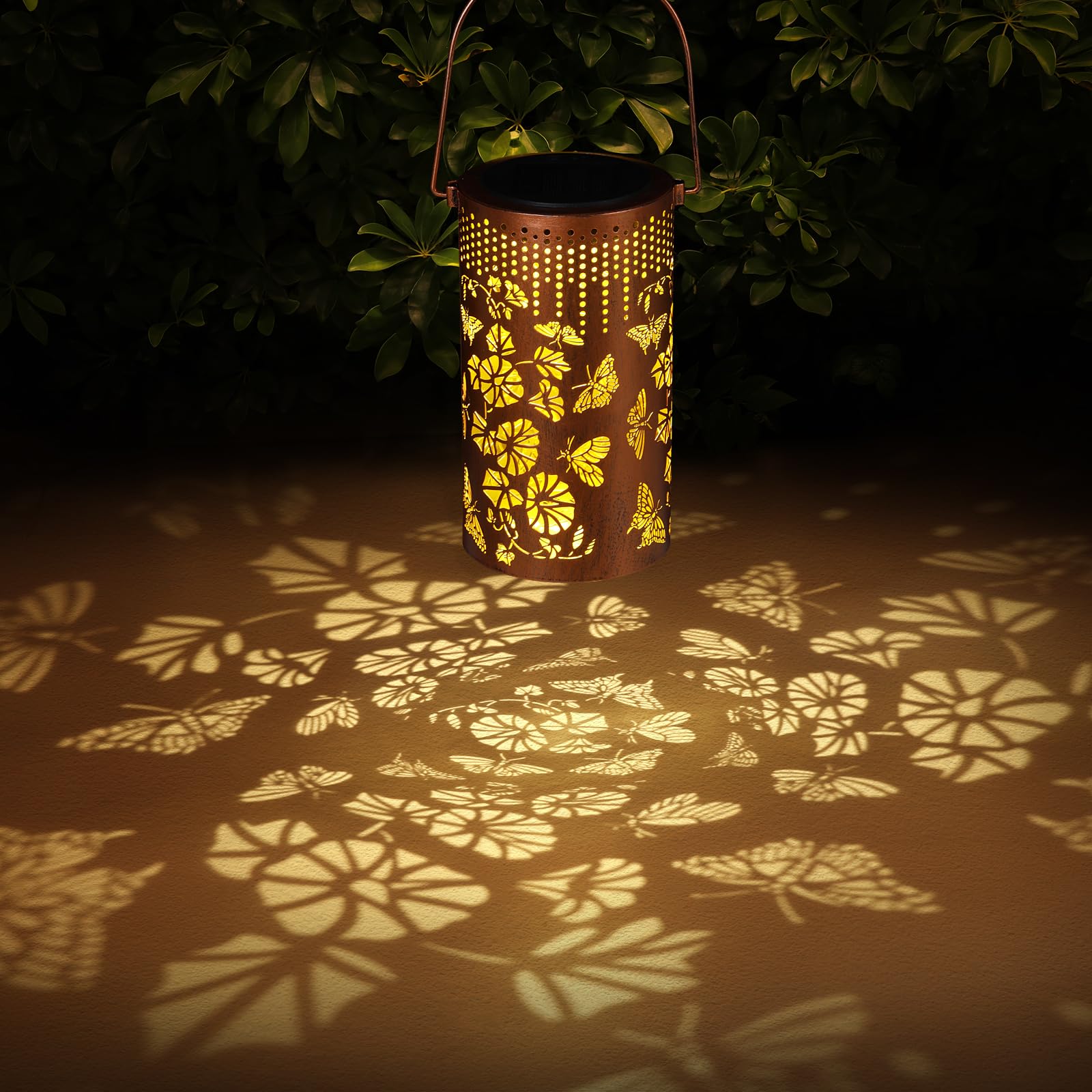 2Pack Butterfly Solar Light  Birthday Gift For Women  Men  MotherS Day  Thanksgiving  Christmas  New Year Gift. Outdoor Waterproof Lights Hanging Patio Garden Decoration  Outdoor Backyard