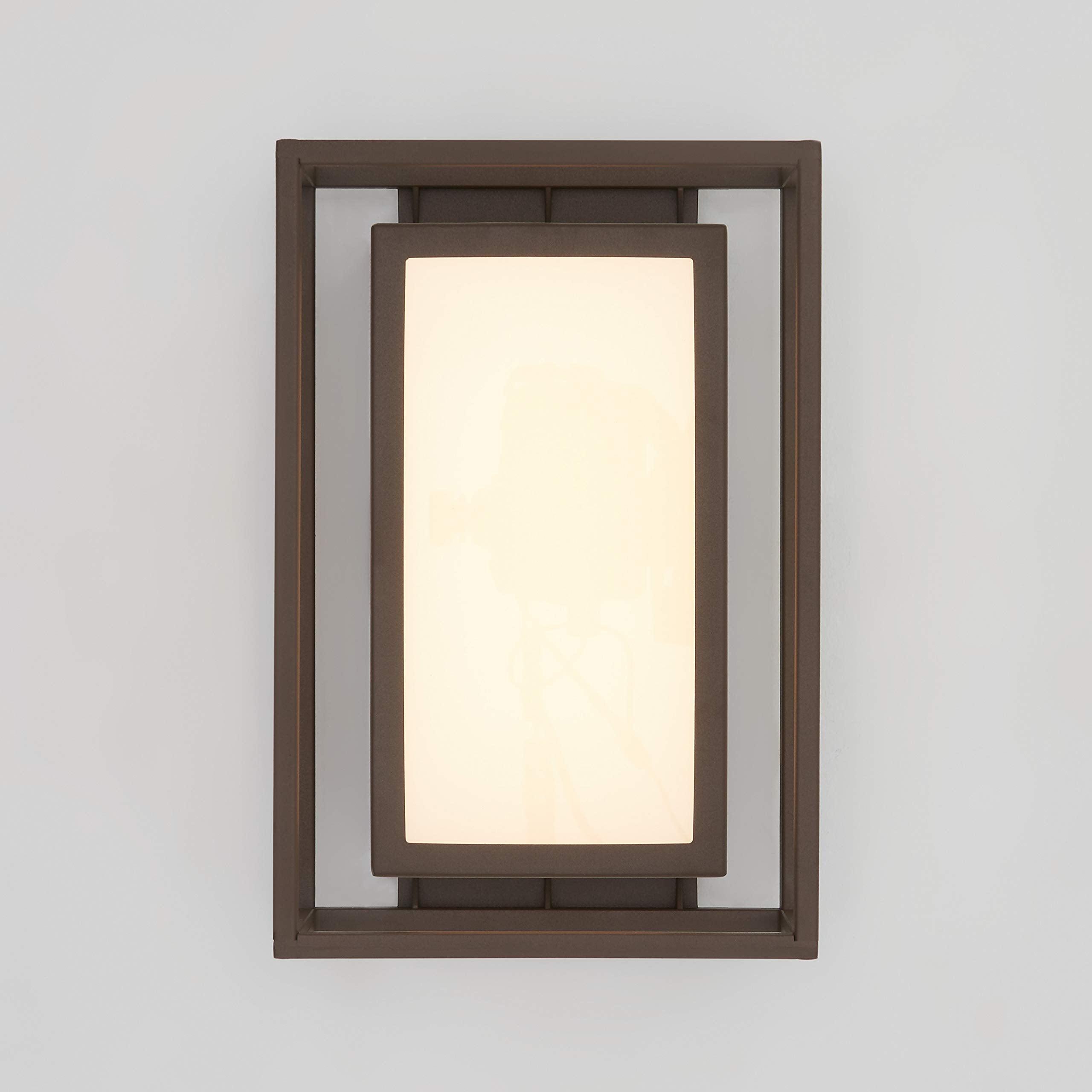 Artika Ghost 12W Led Wall Light - Bronze, 450 Lumens, Indoor/Outdoor, Aluminum, No Bulb Required